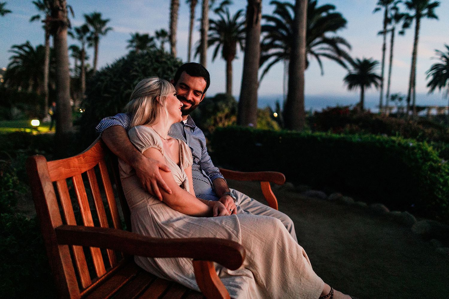 Sunset engagement session in Laguna Beach