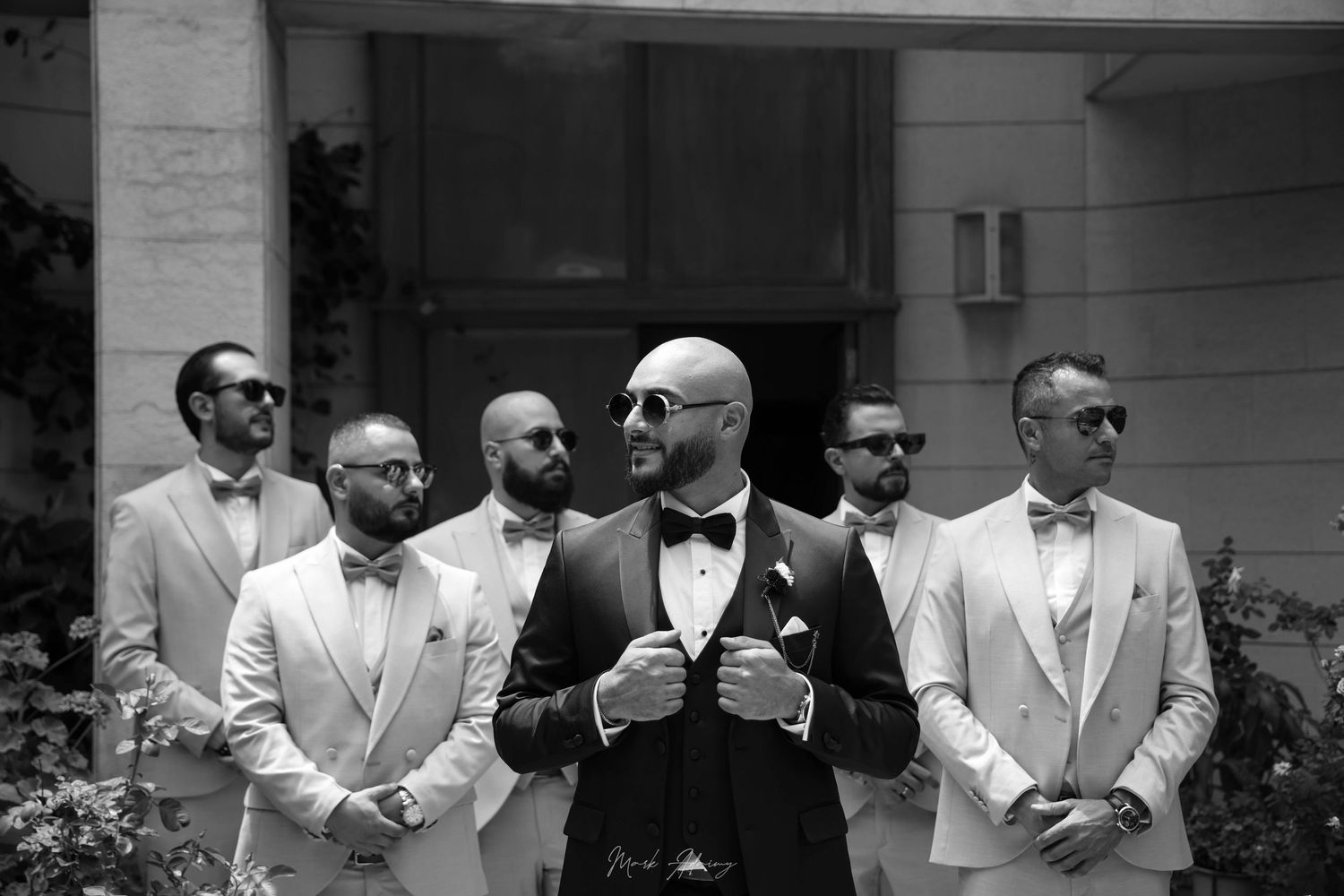 Lebanese groom and his best men