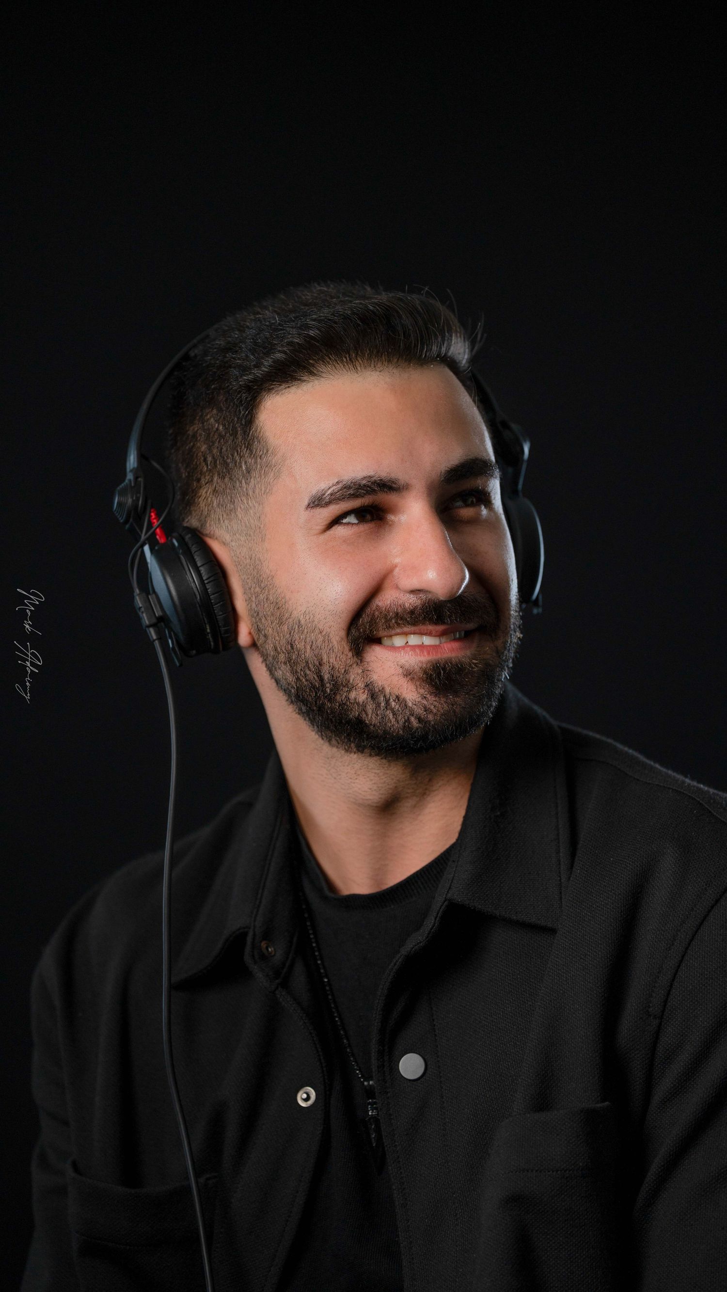 Lebanese young DJ photoshoot at CMA Productions Beirut