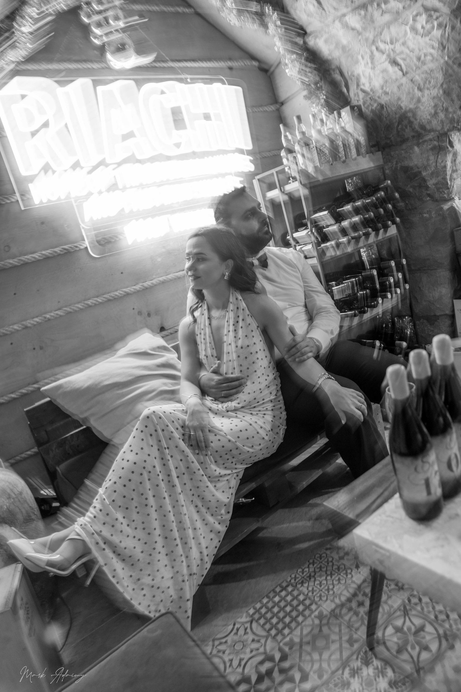 Premium Lebanese couple portrait before wedding with cinematic artistry at Riachi Winery and Distillery