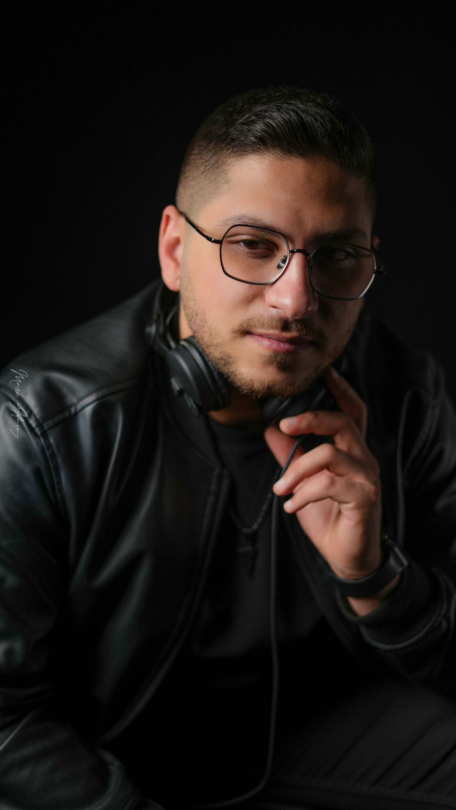 Lebanese young man portrait at CMA Productions Beirut