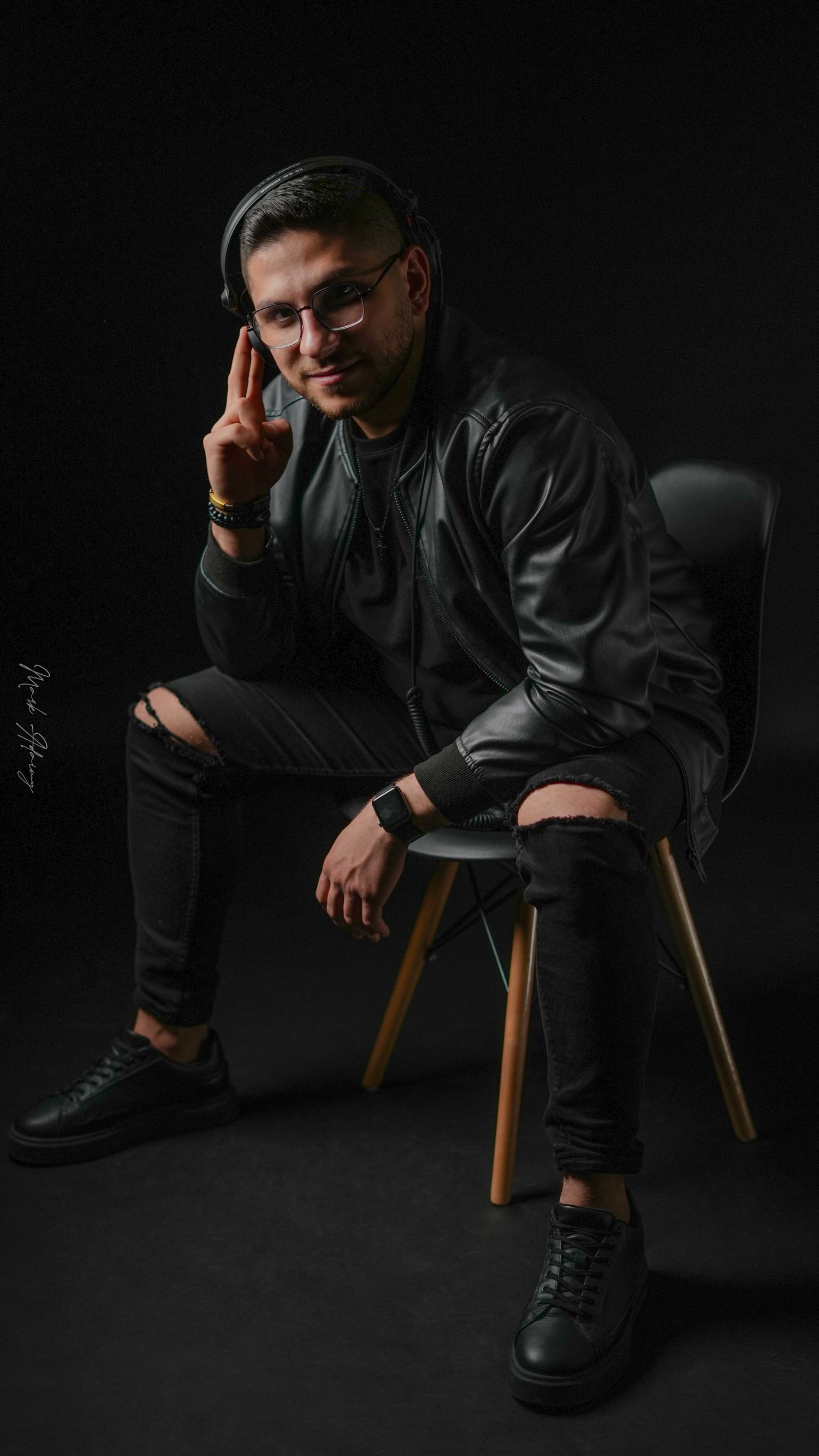 Lebanese young man photoshoot at CMA Productions Beirut
