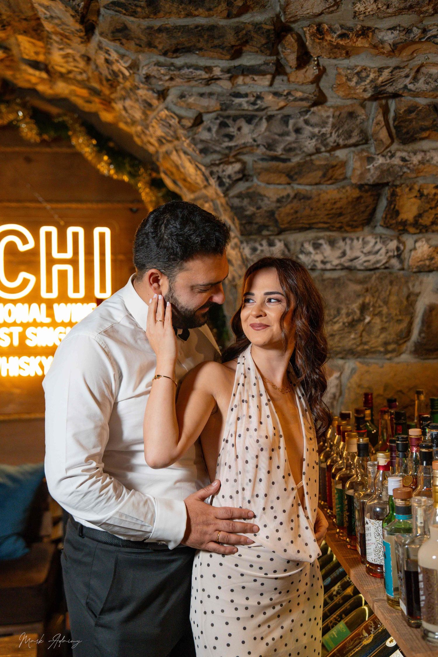 Lebanese pre-wedding photoshoot at at Riachi Winery and Distillery