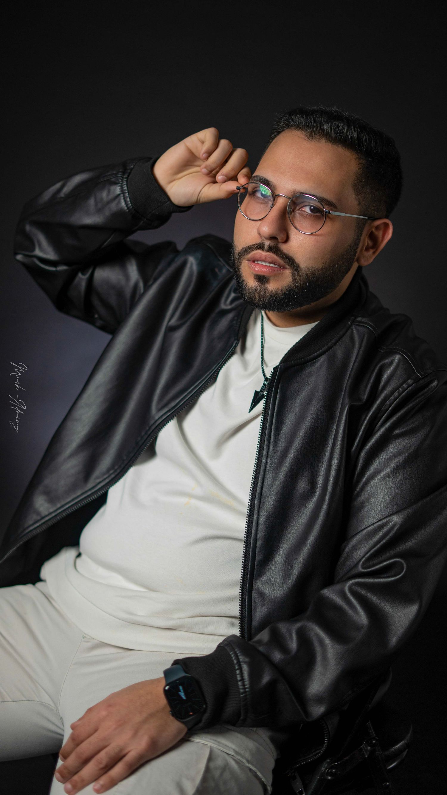 Lebanese young colored portrait at CMA Productions Beirut