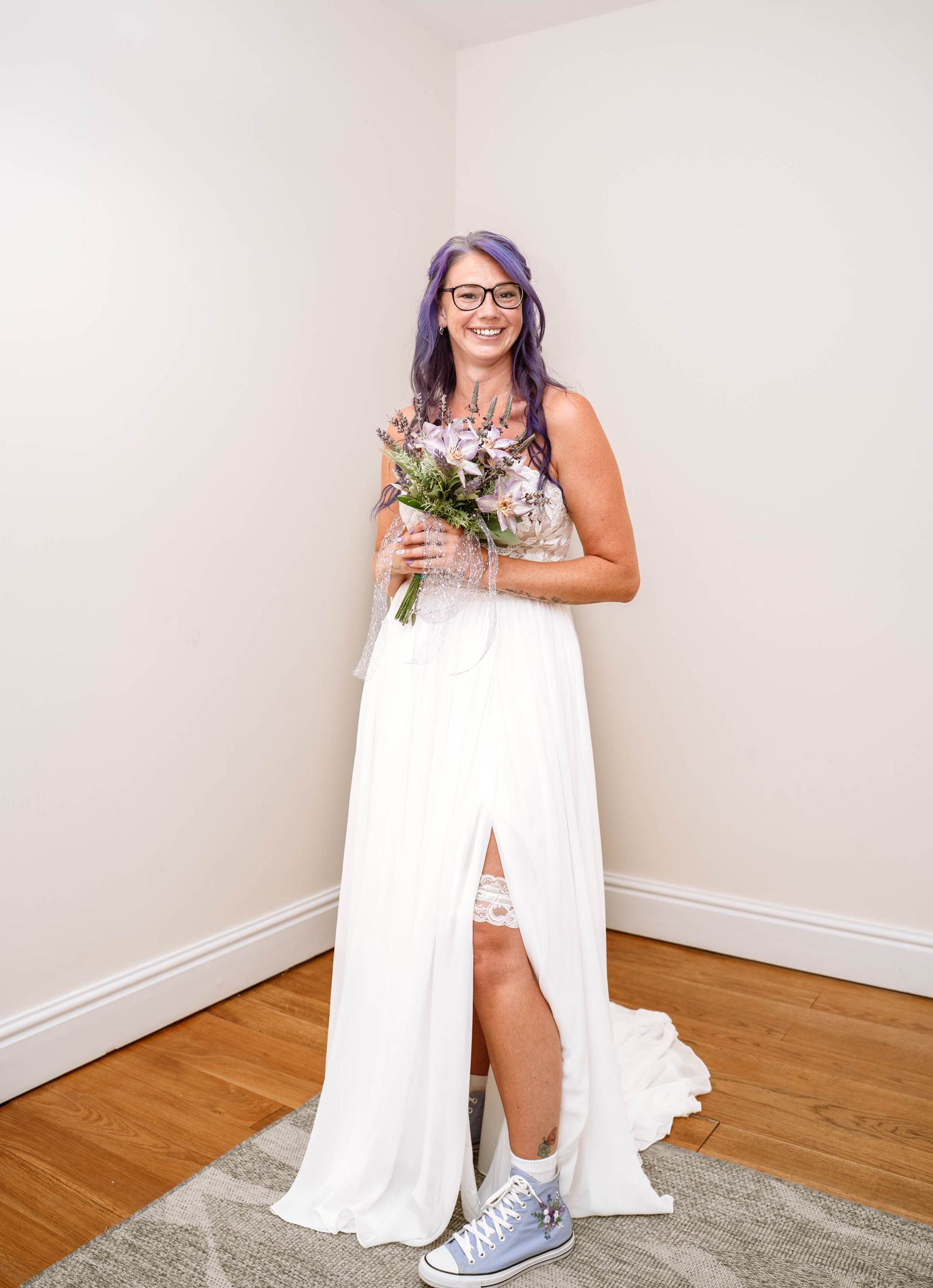 Portrait of a bride inside the the lodge, mesnes park