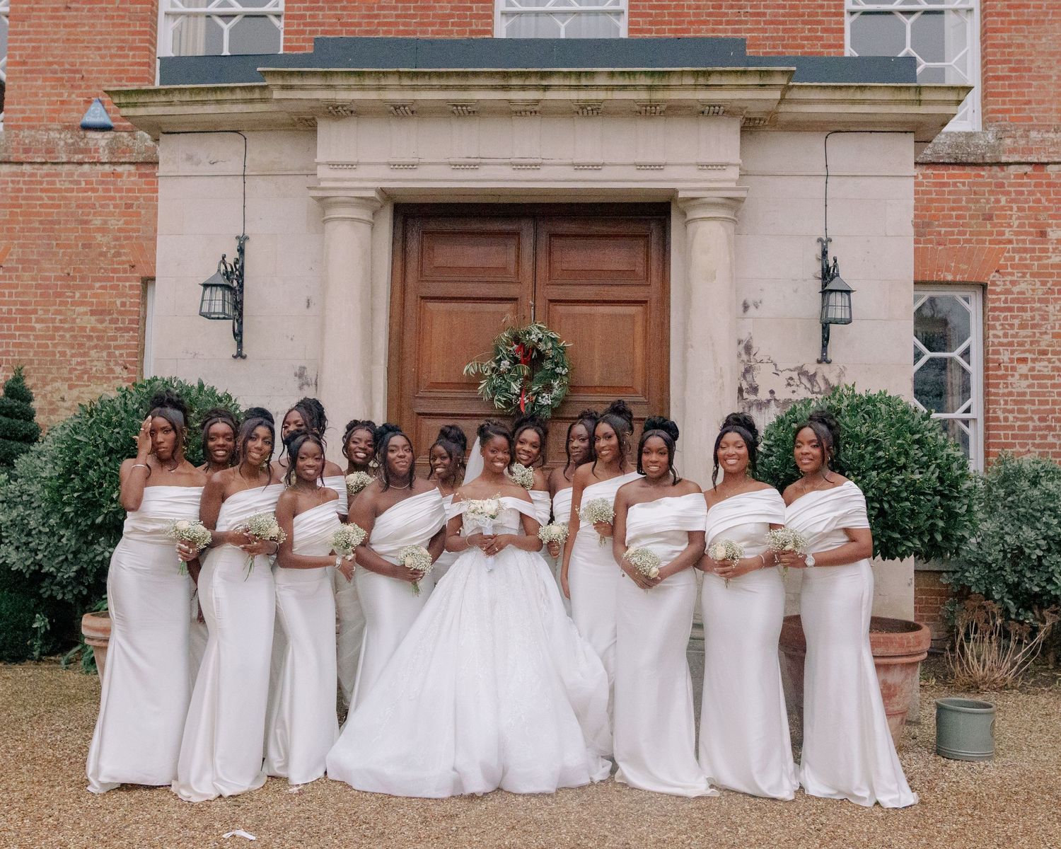 group picture of bride and her girls