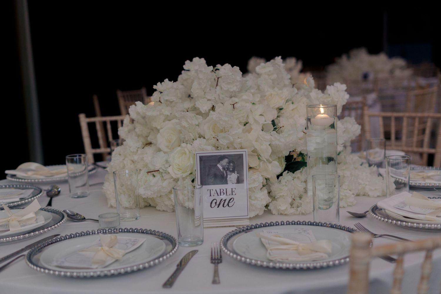 wedding reception decor