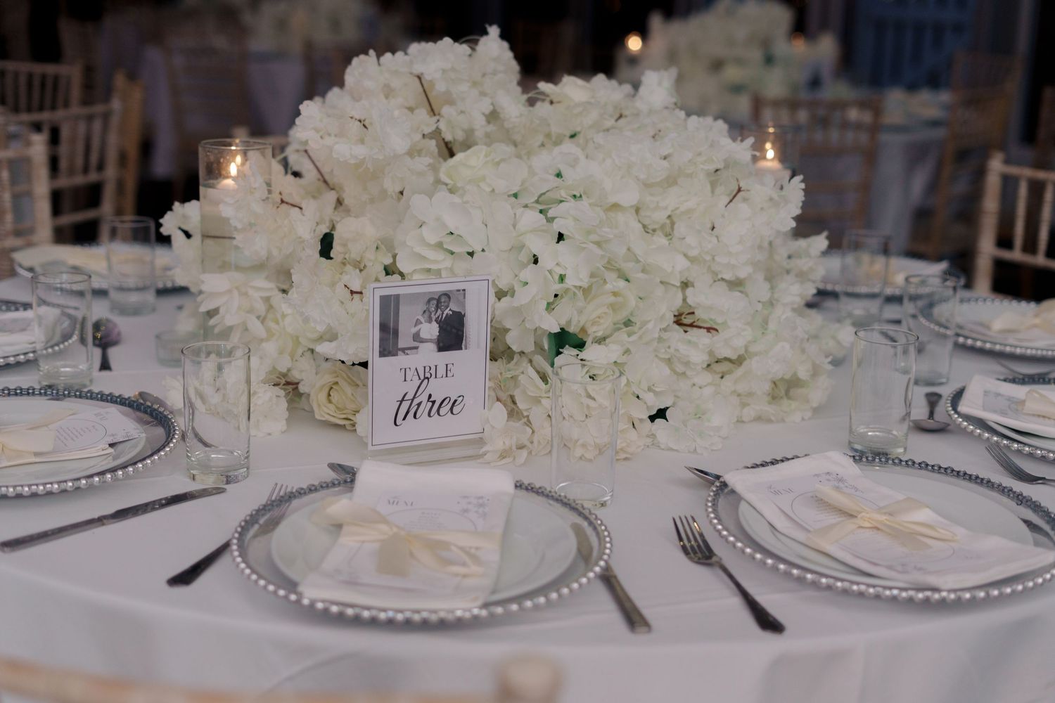 wedding reception decor