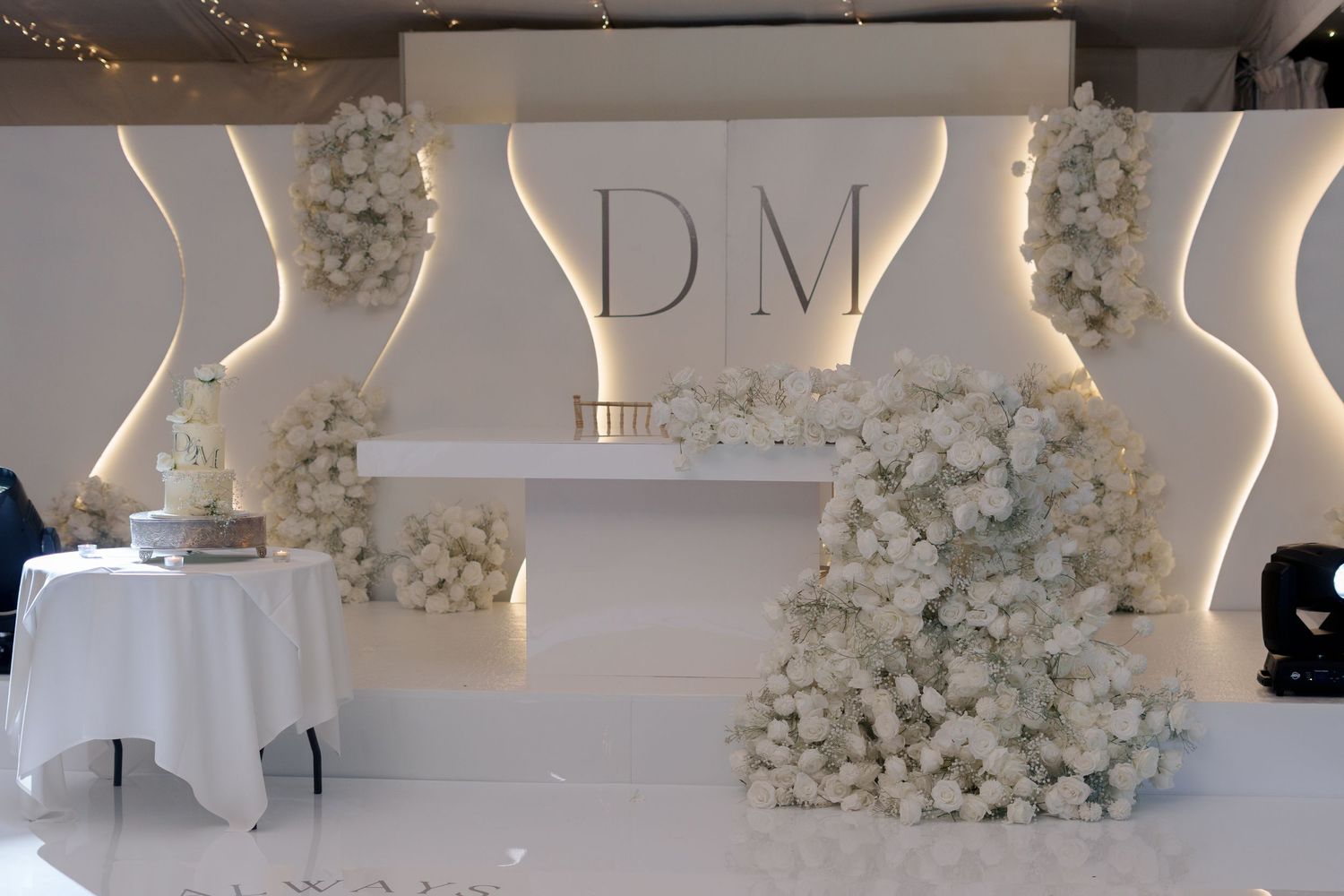 wedding reception decor