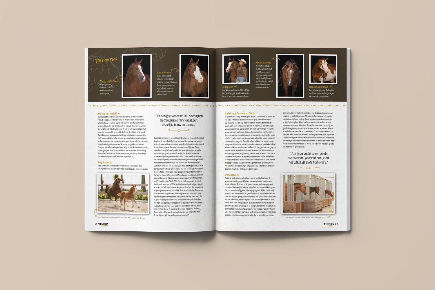 Open book pages showing historical photographs and text layouts in a museum exhibition catalog or publication.