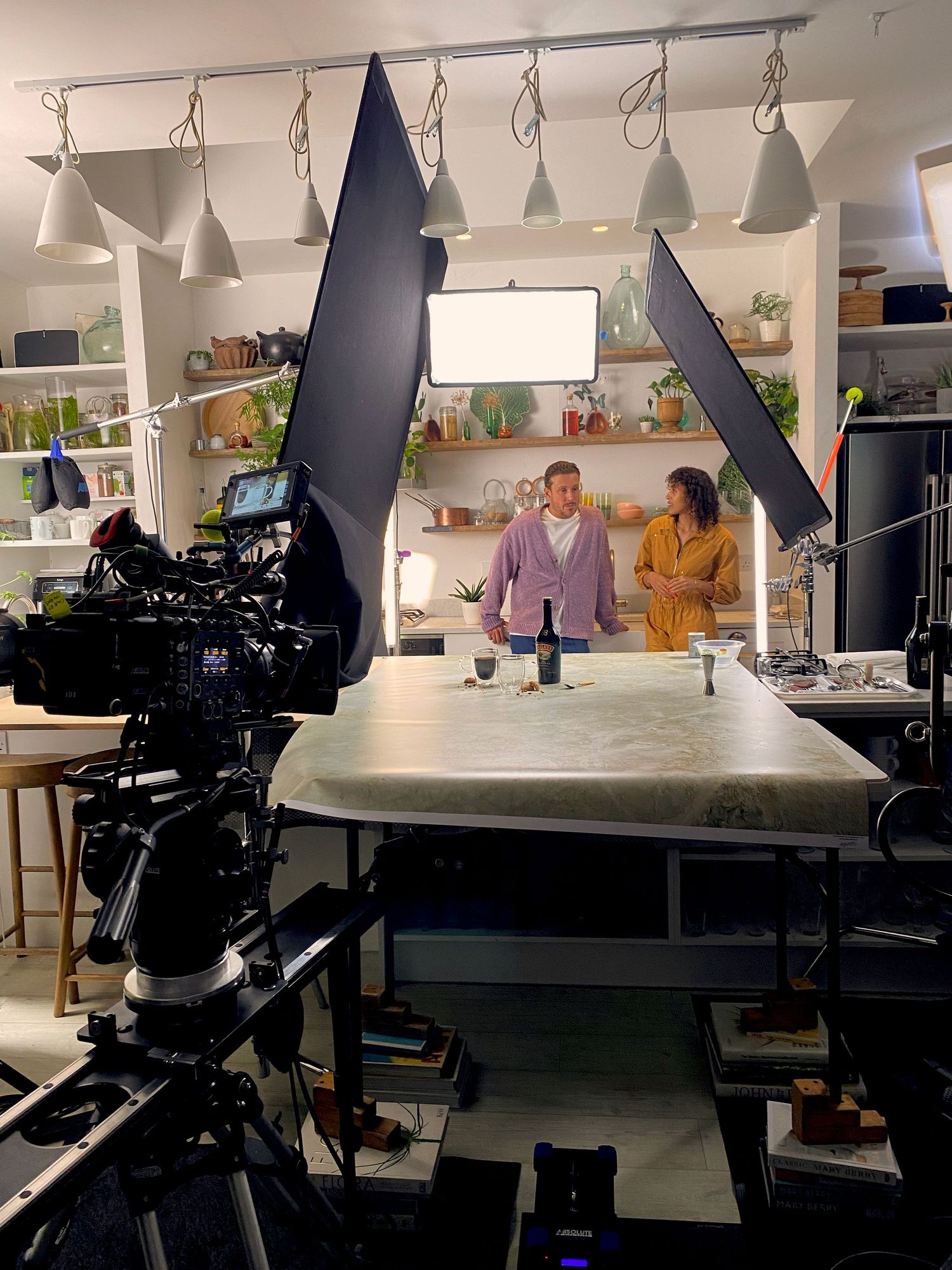 ad campaign BTS with Jenni Helin