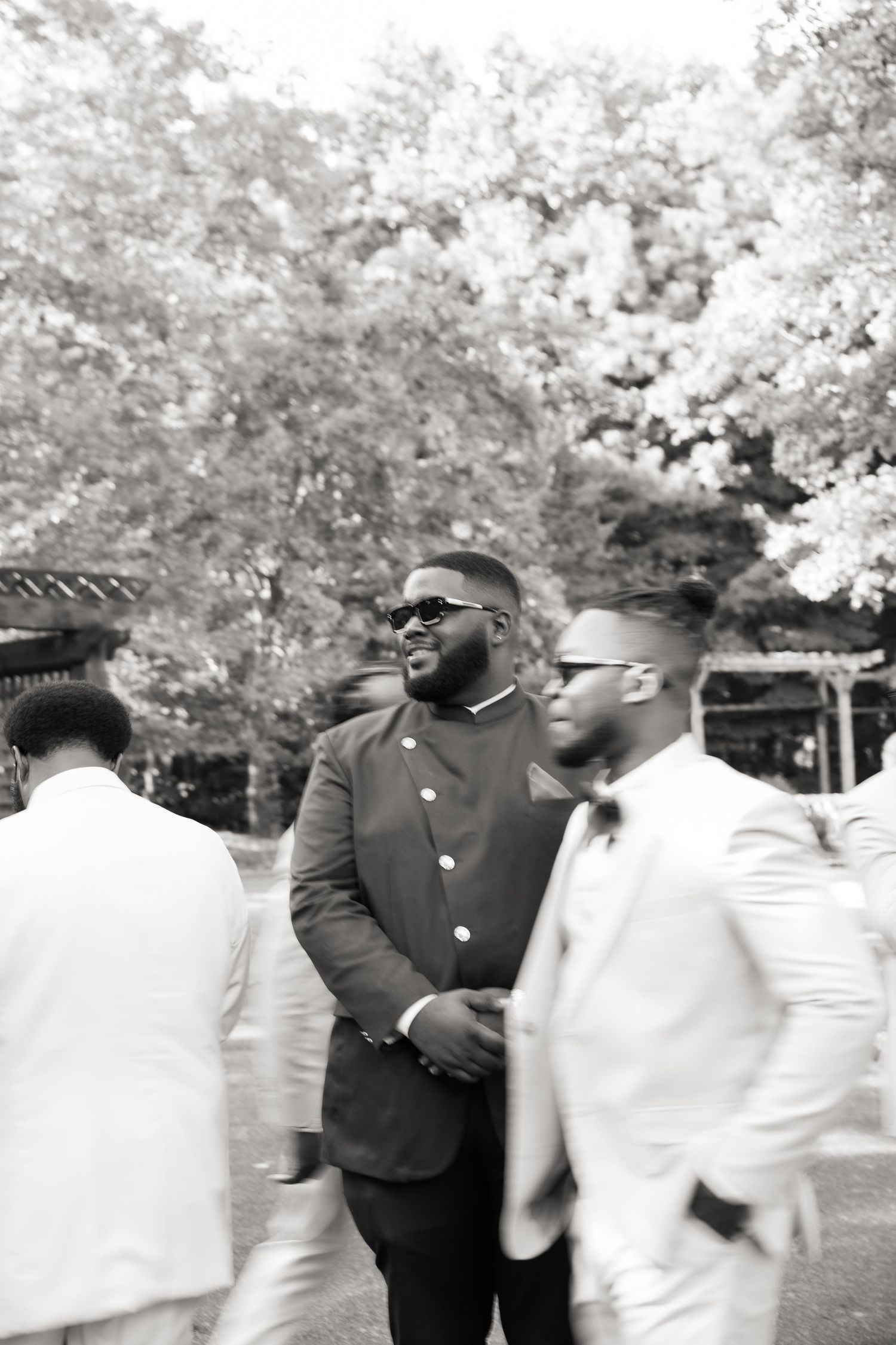 Groom image with gromsmen