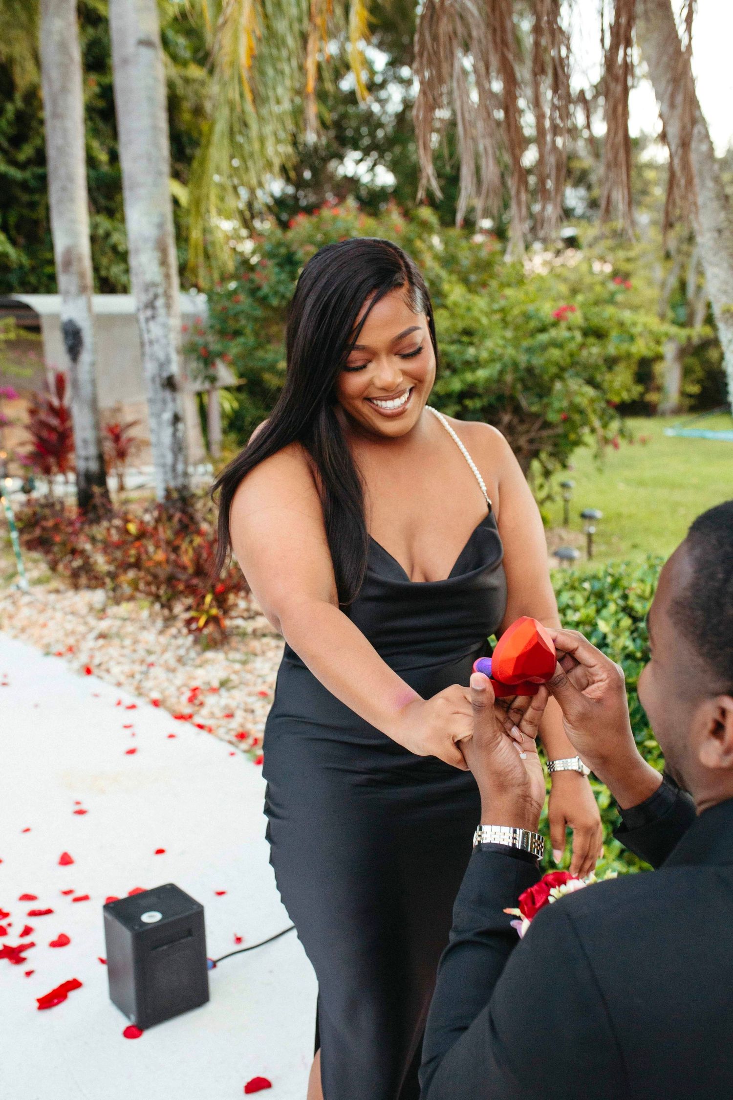 Proposal photo of couple