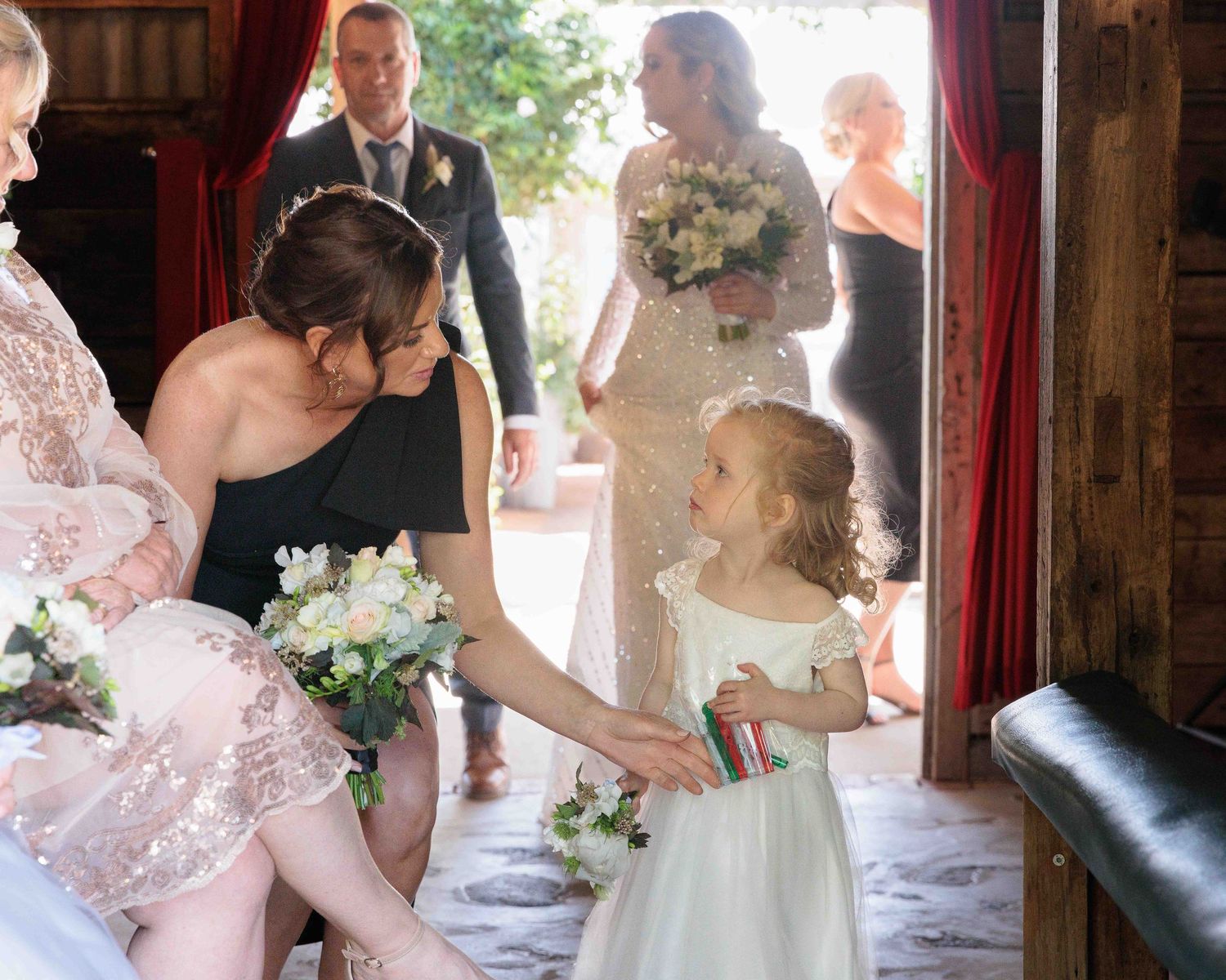 Leigh Ball Photography. Macedon Ranges Flower girl and bridesmaid