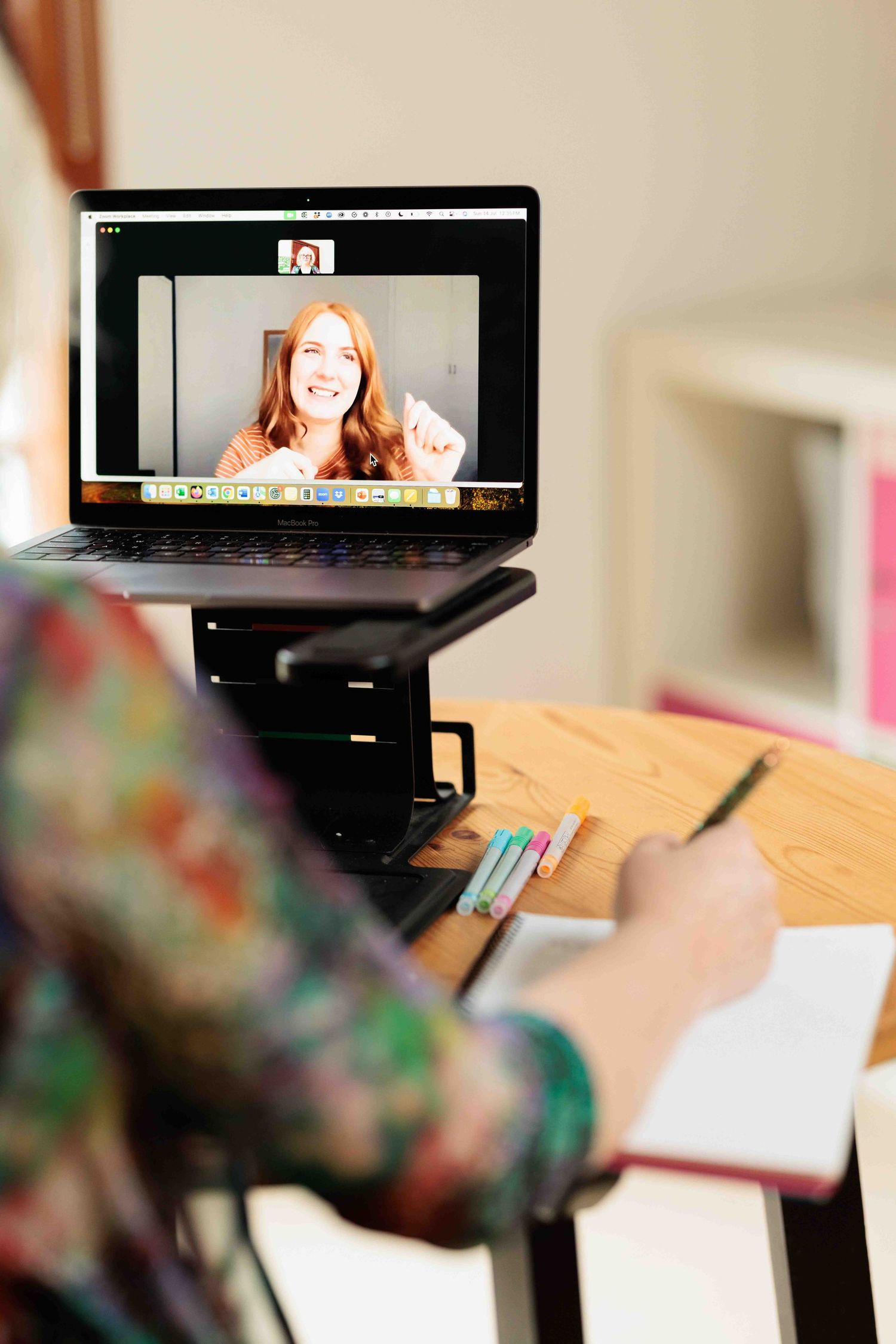 Online mentoring session