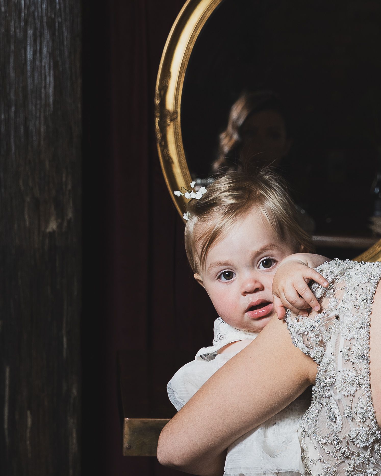 Leigh Ball Photography. Macedon Ranges bride and flower girl
