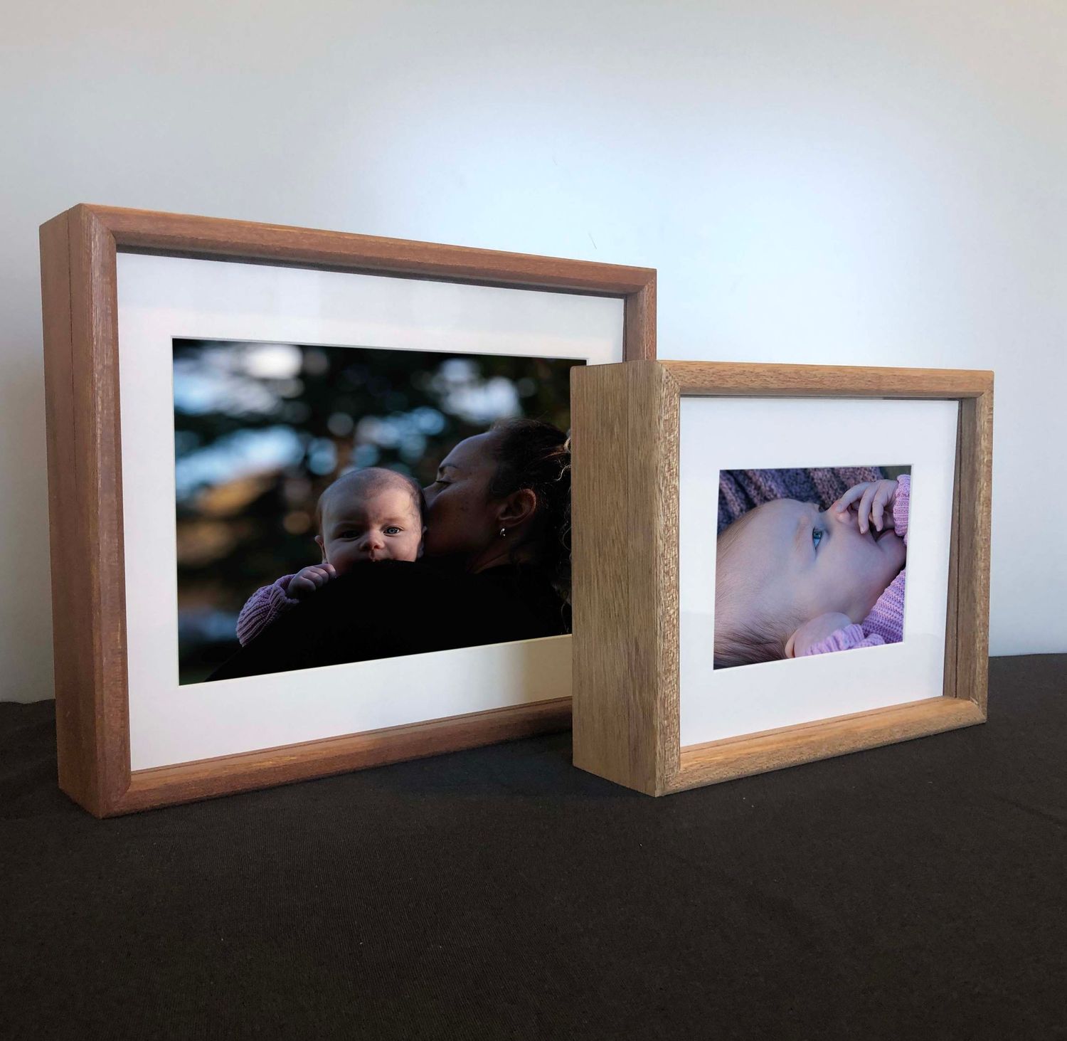 Wooden folio display box