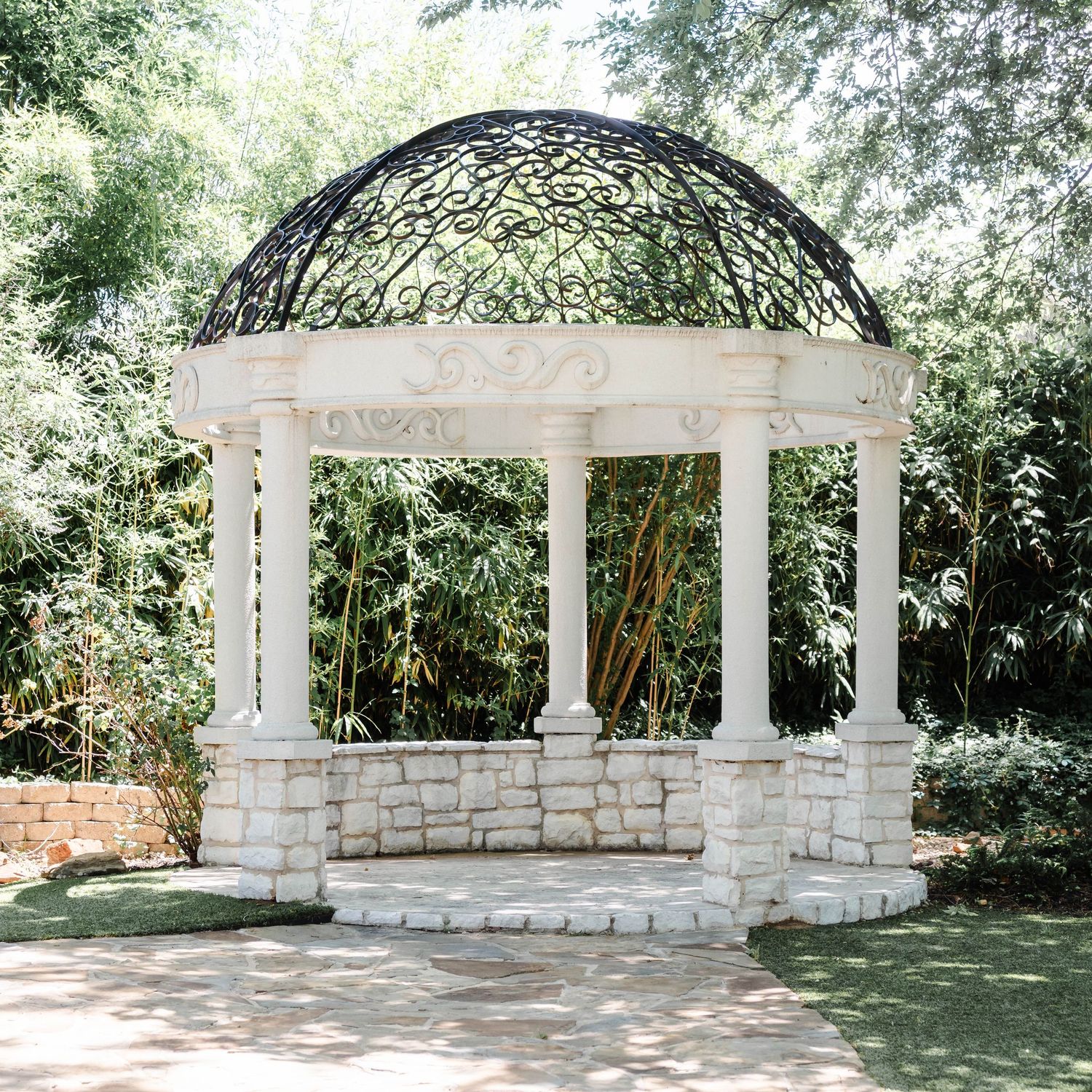 gazebo in garden