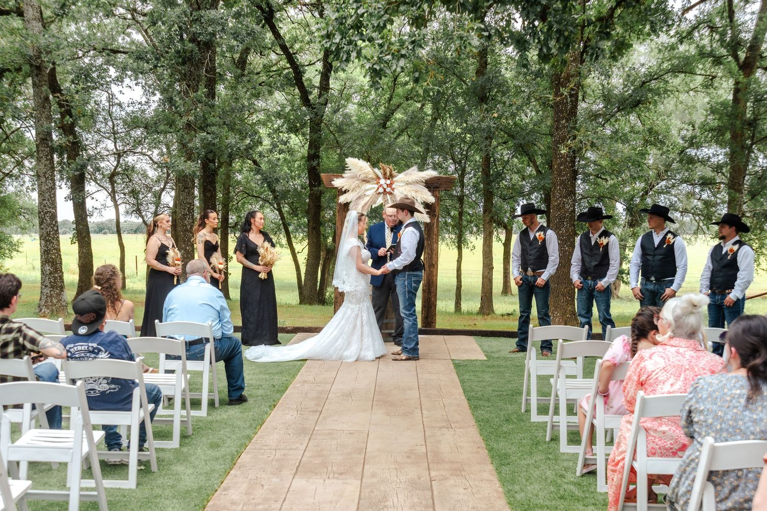 a wedding ceremony