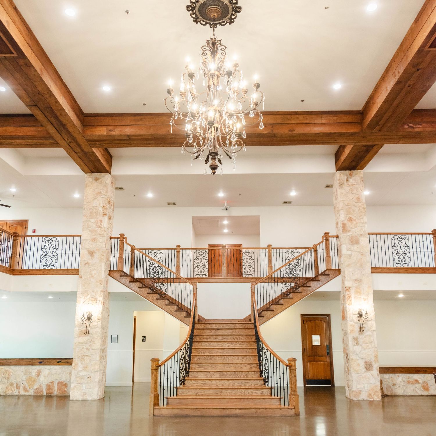 grand staircase venue view
