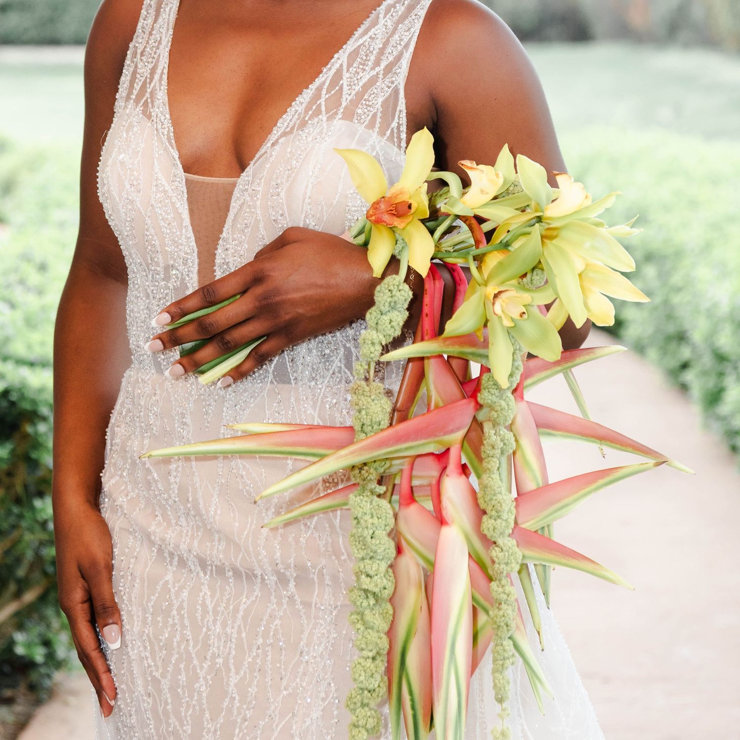hawaiian inspired bouquet