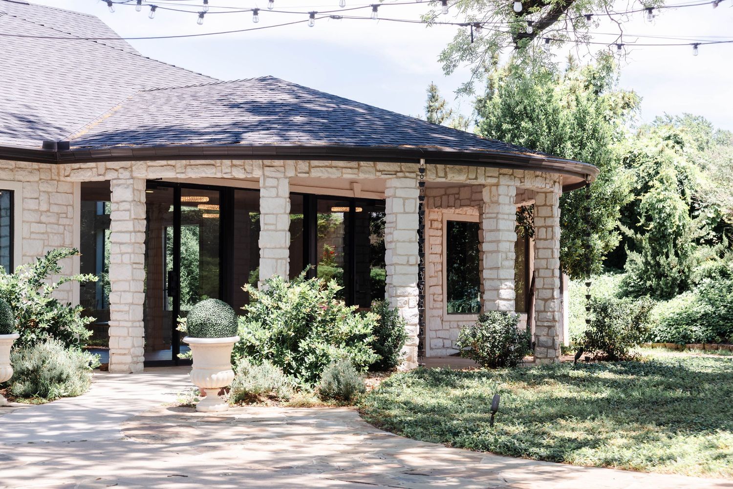 outdoor covered patio space