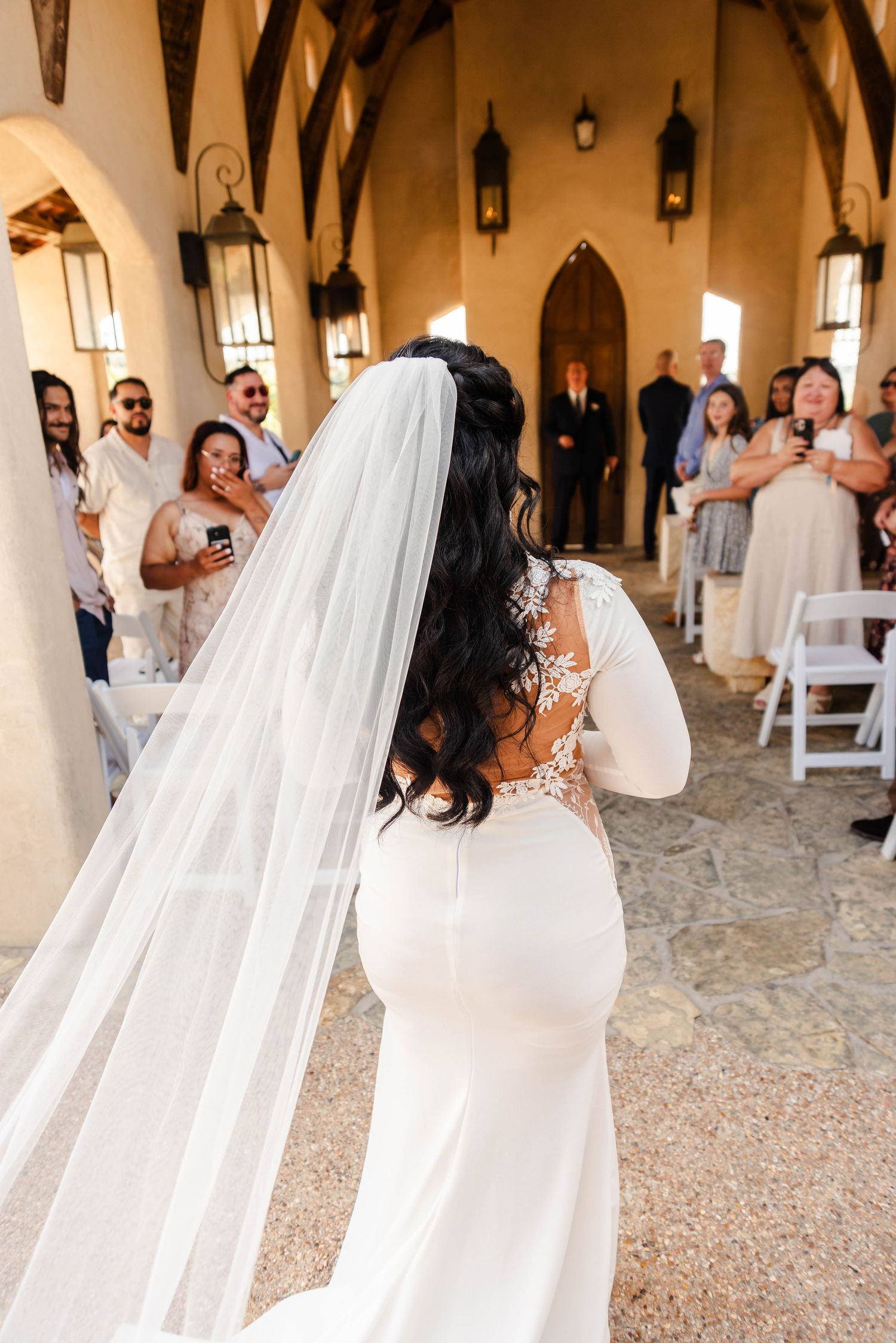 a bride's view of her ceremony
