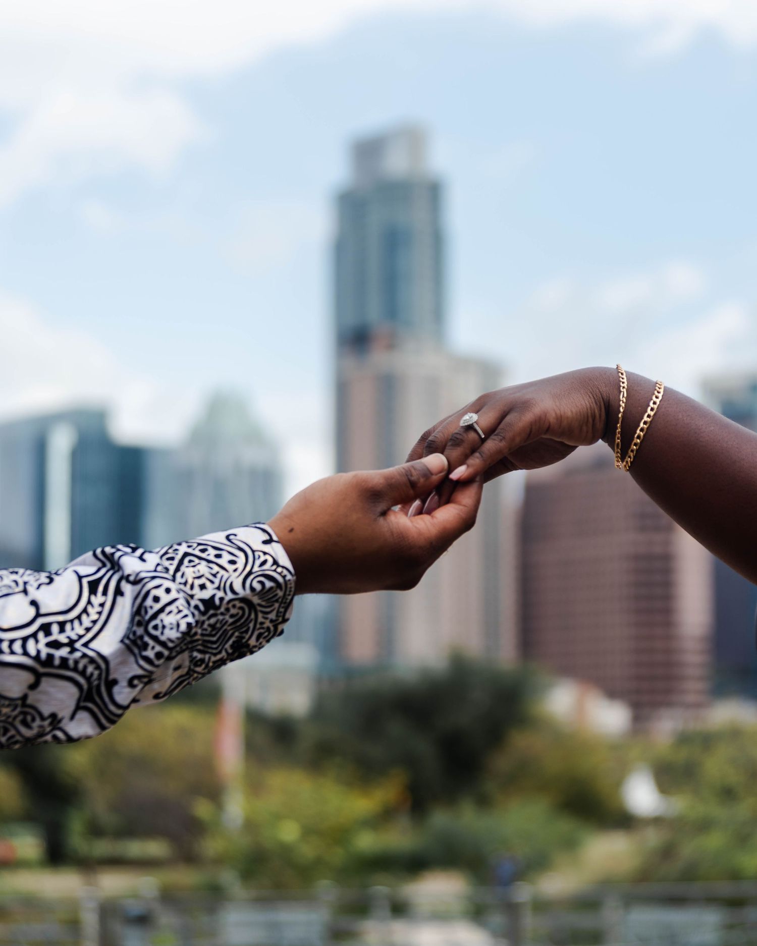 A couples hands