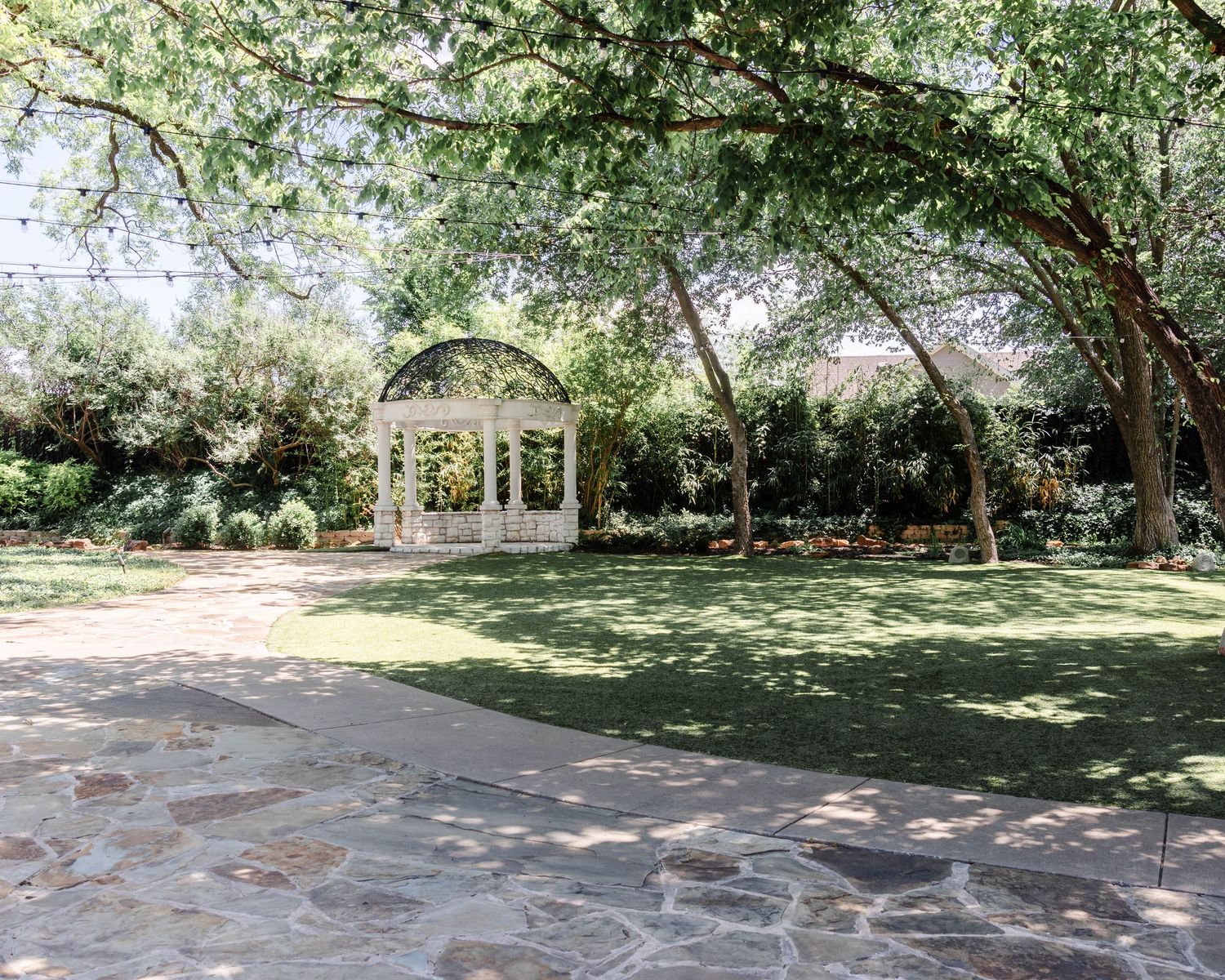 garden gazebo view