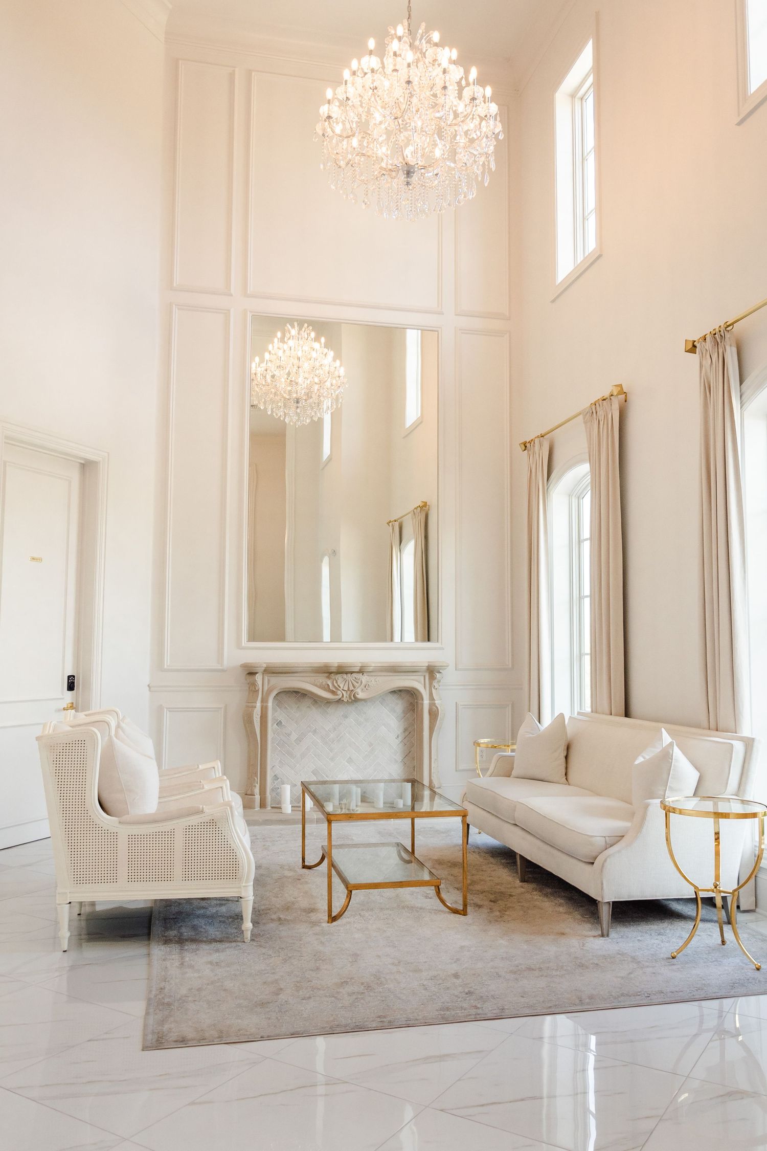 A guest lounge area