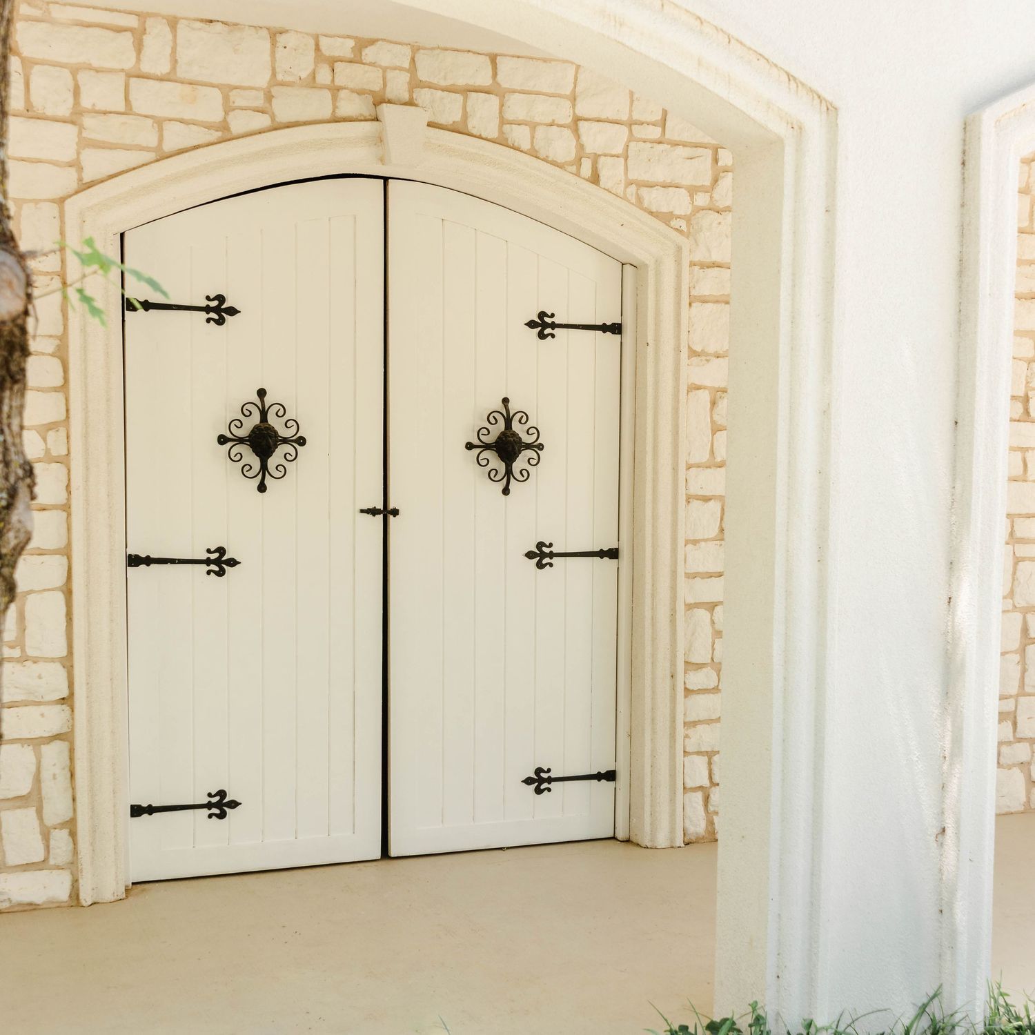 doors in garden for first touch