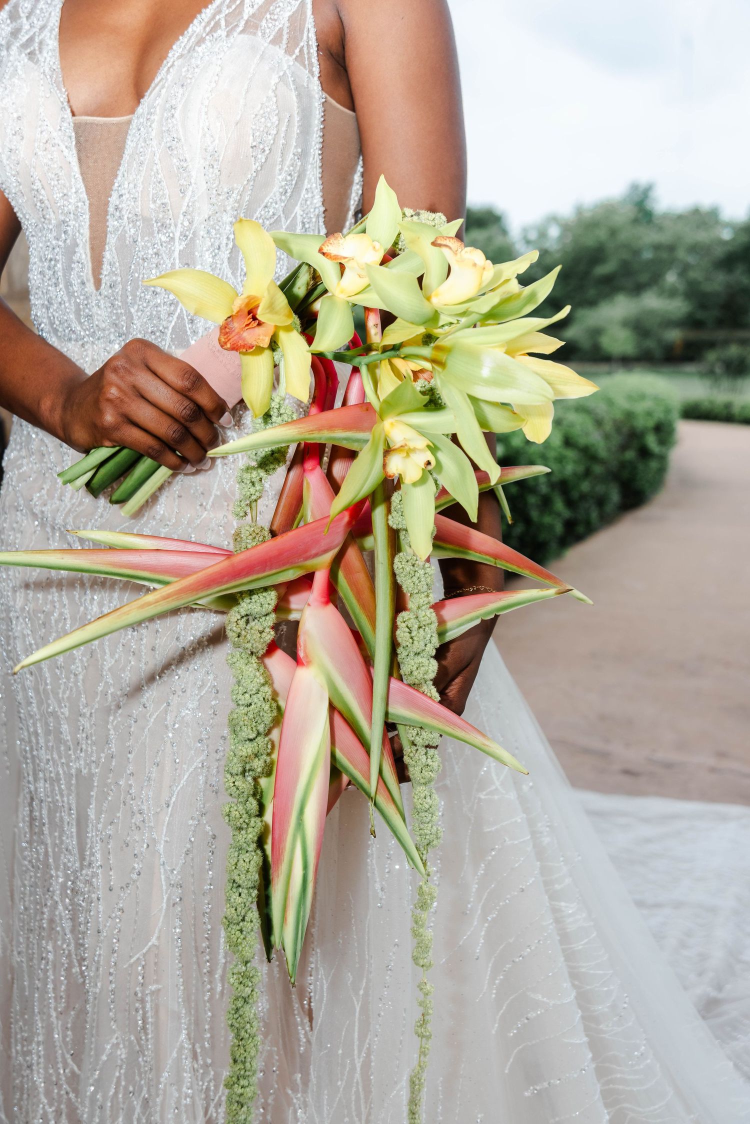 hawaiian inspired bouquet