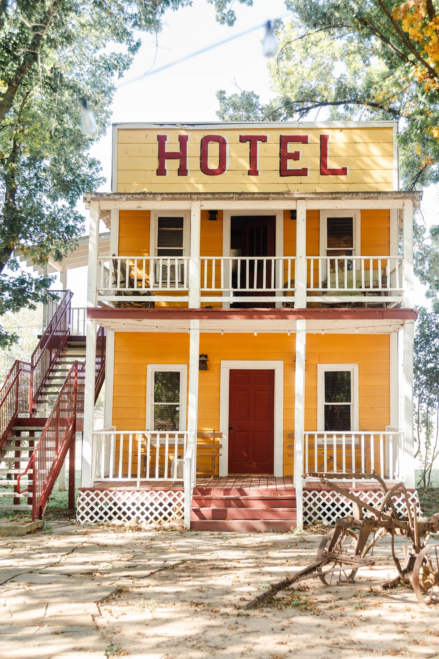 The Yellow Hotel at Moon River Ranch