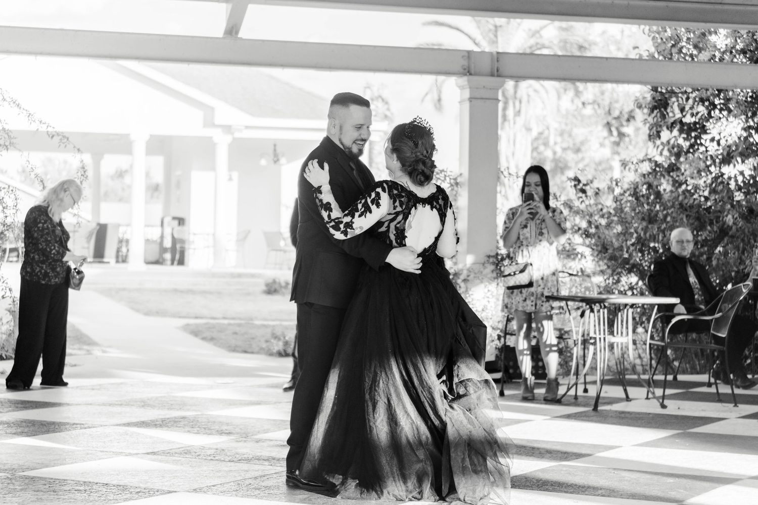 Couples first dance after ceremony