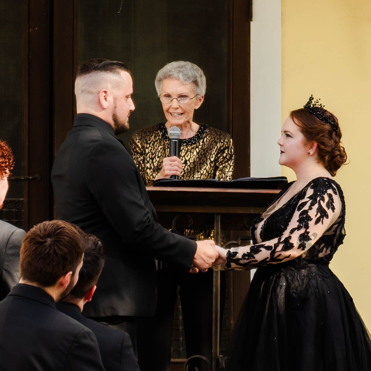 couple saying their vows