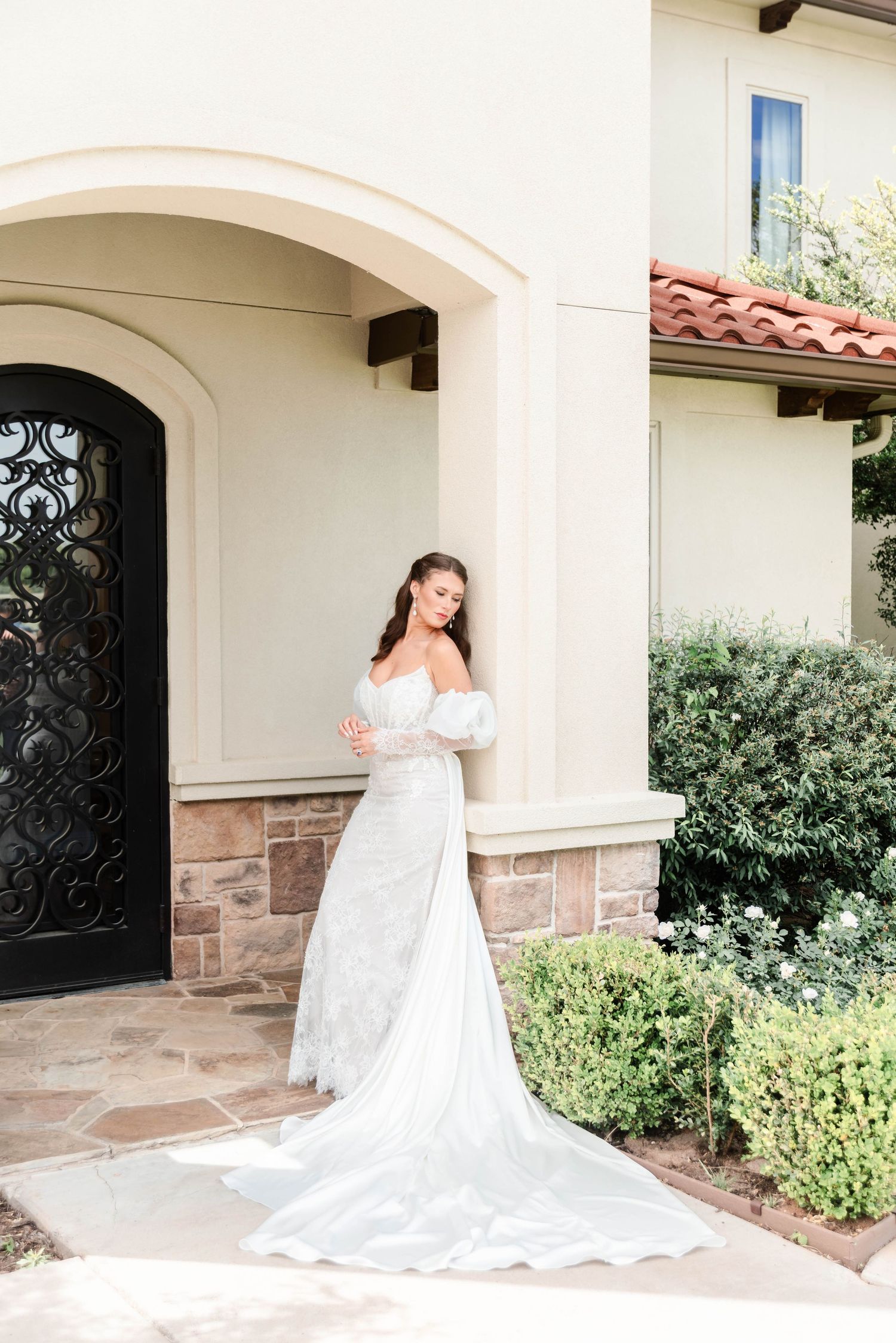 Bride in the archway