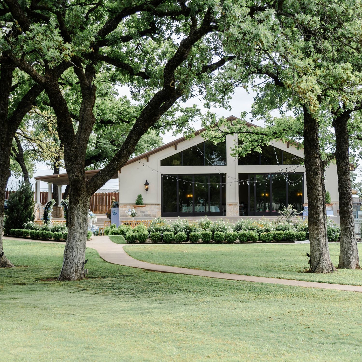 View of reception hall at Tuscan Oaks Estate