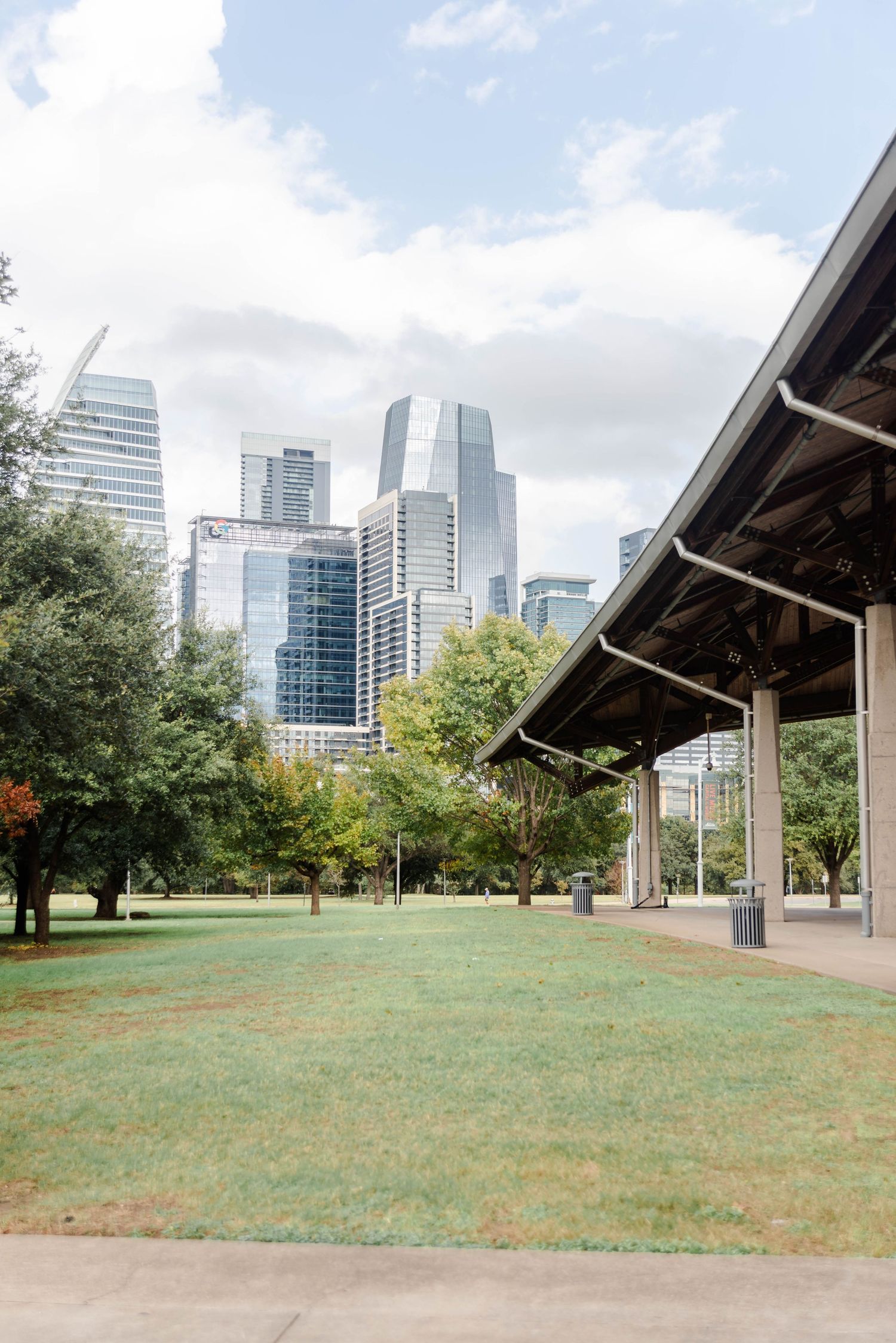 downtown view of Austin at Butler Metro Park