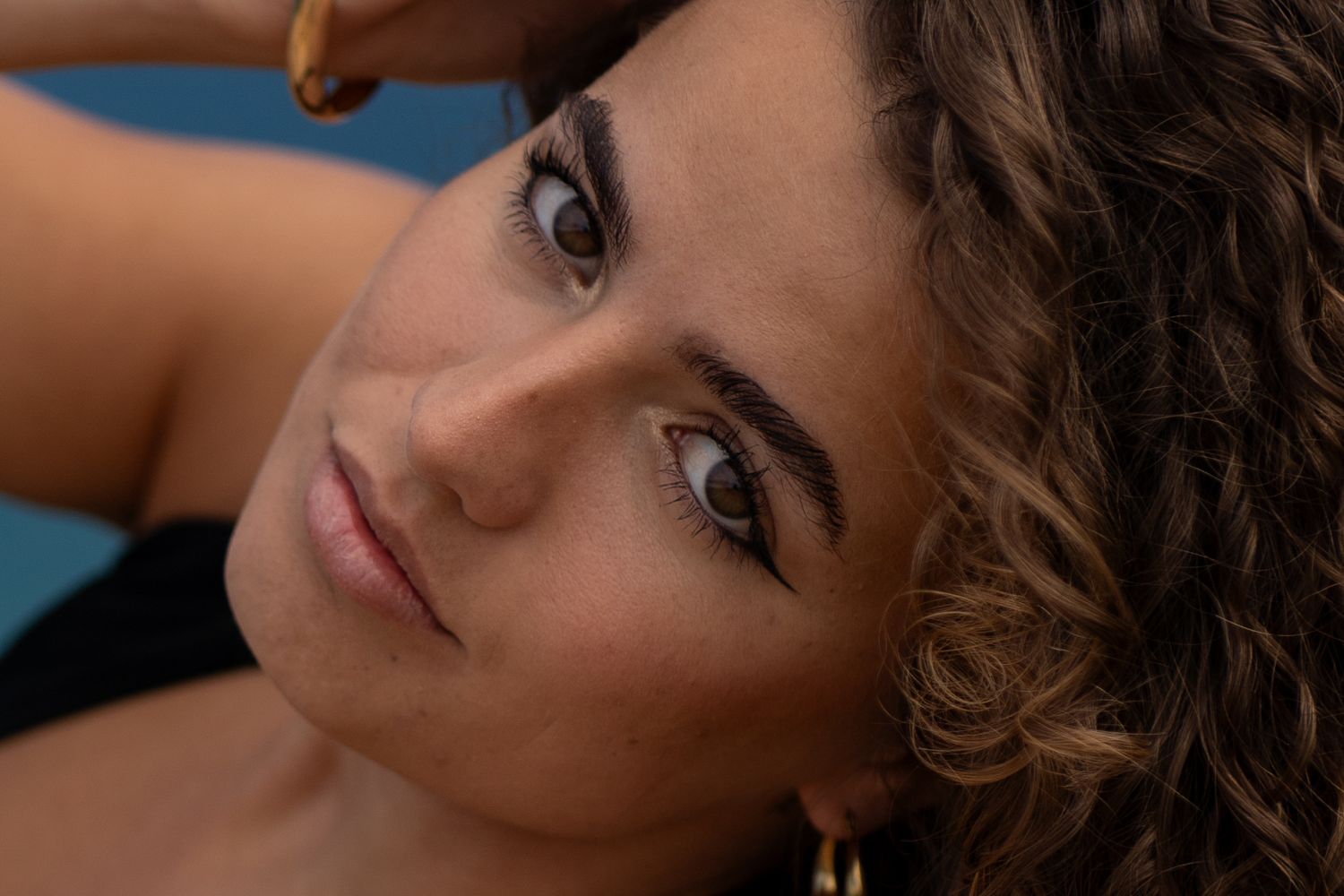 close up, make up, model