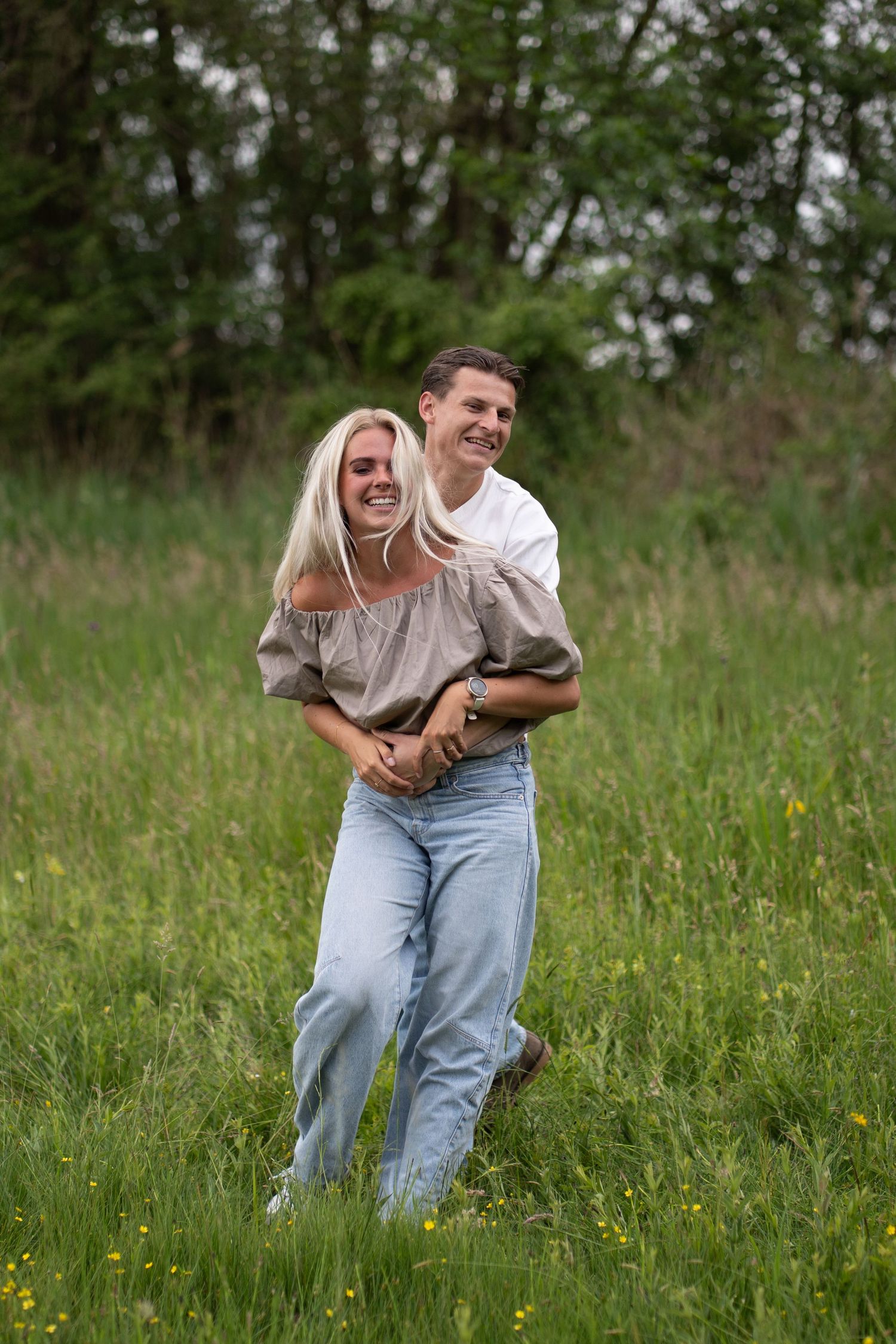 fun laughter couple
