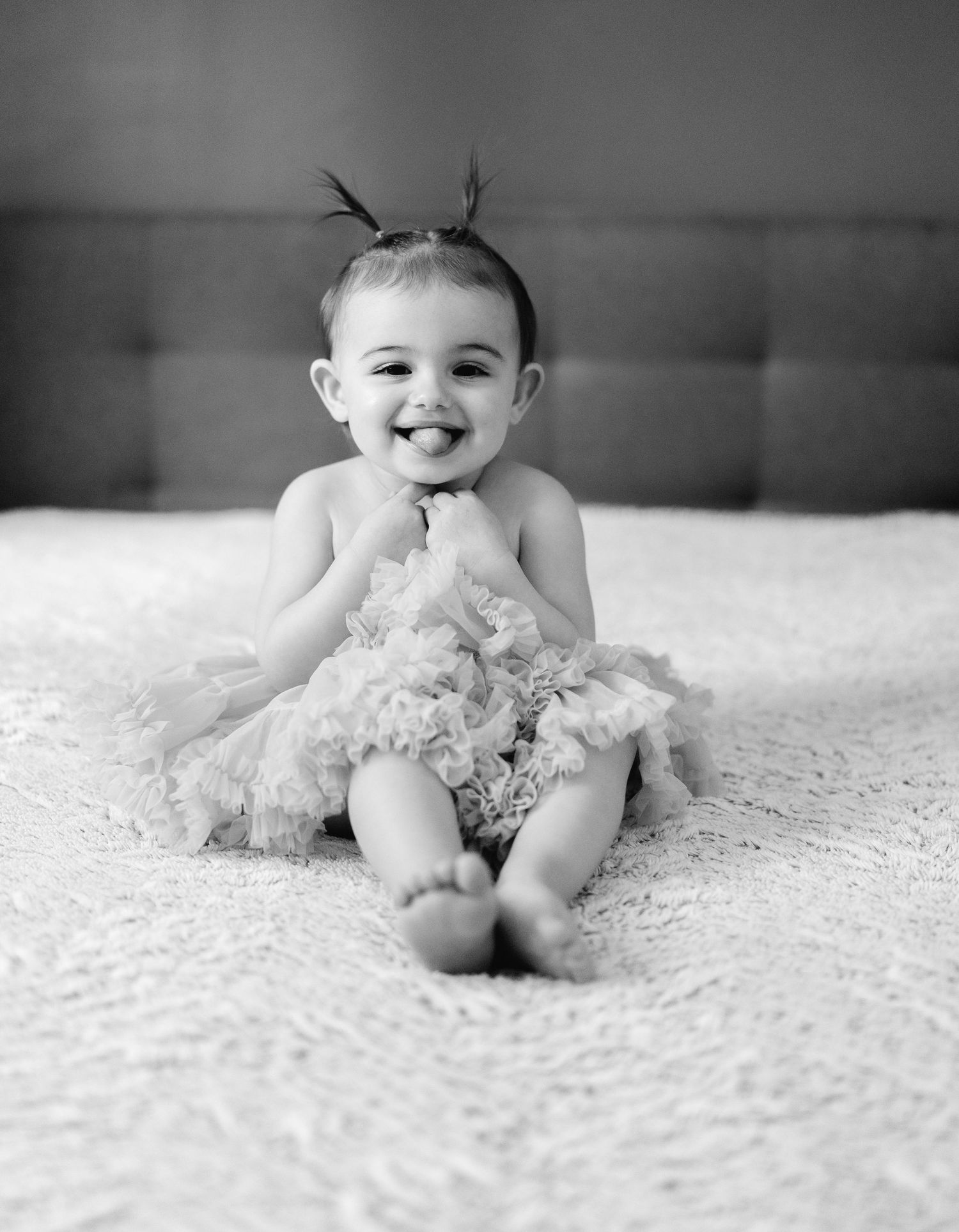 Une petite fille à croquer.