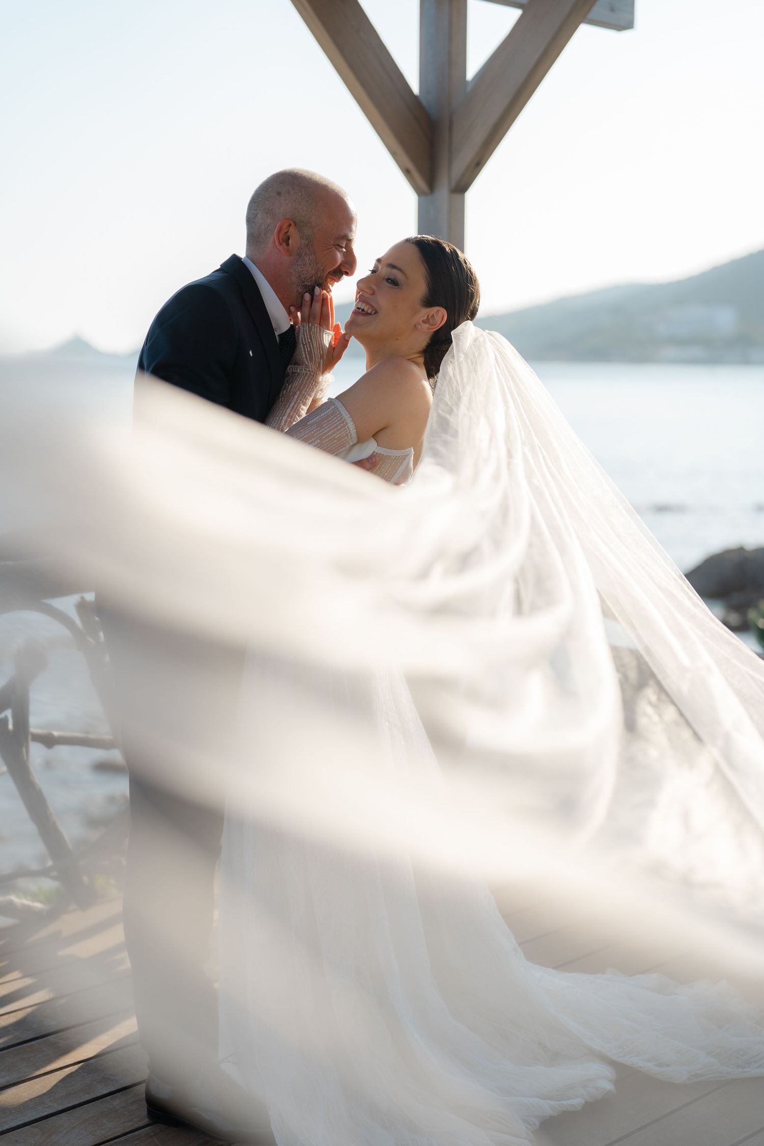 Un magnifique couple à Ajaccio.