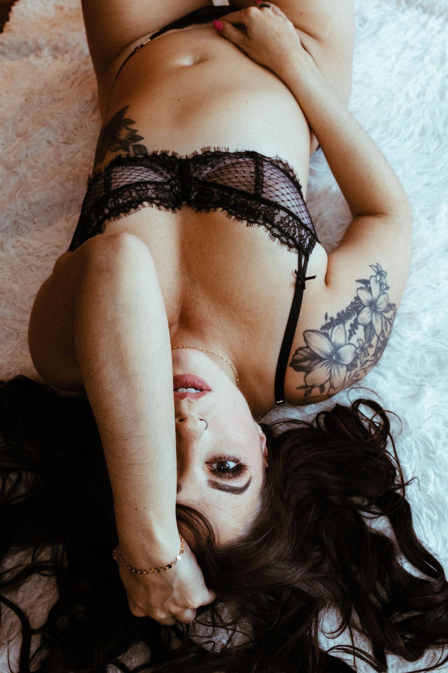 strawberry boudoir photography