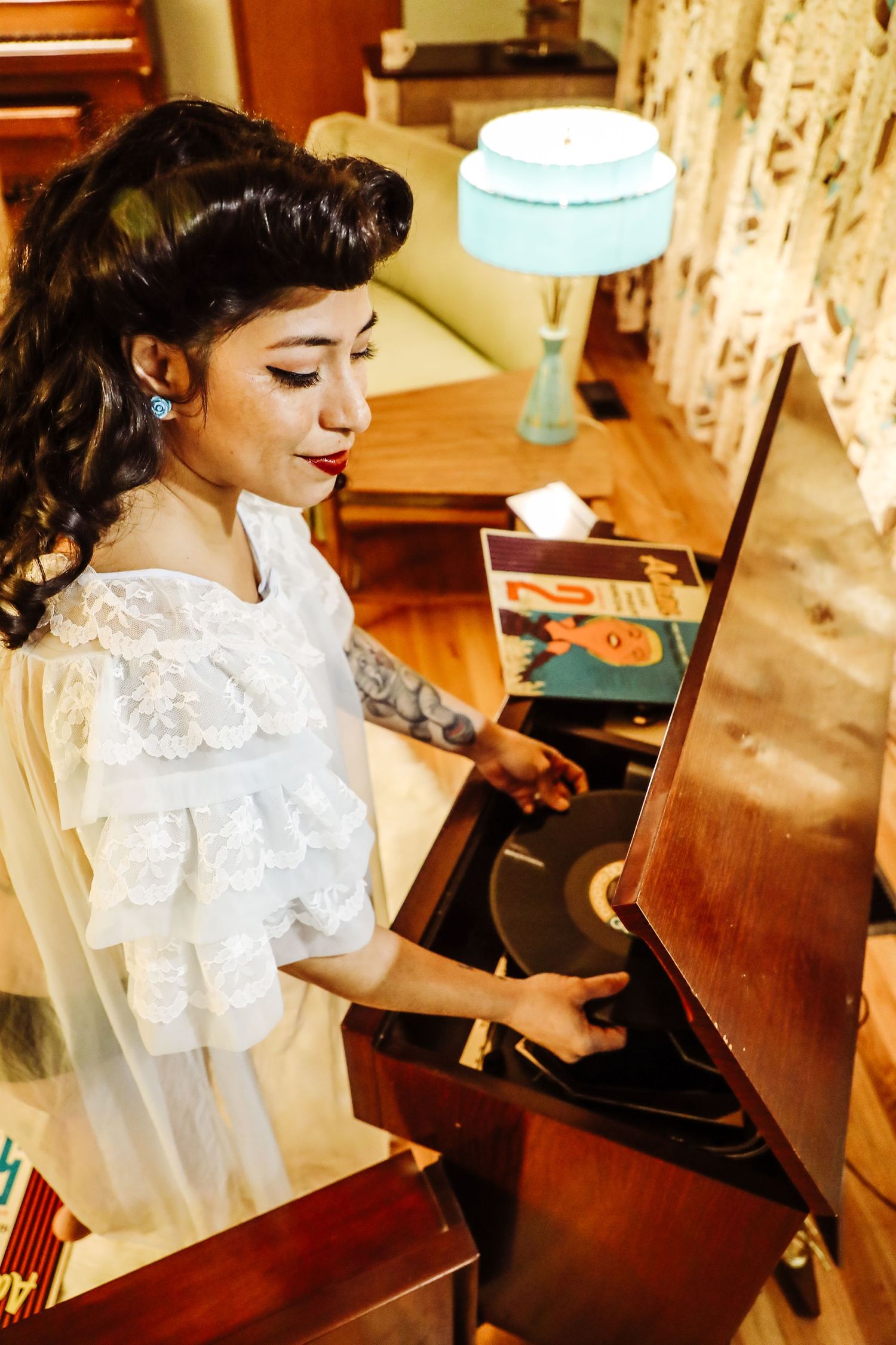 pin up boudoir with strawberry boudoir photography in tacoma, wa