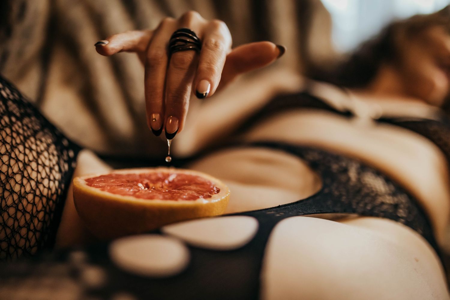 boudoir with food