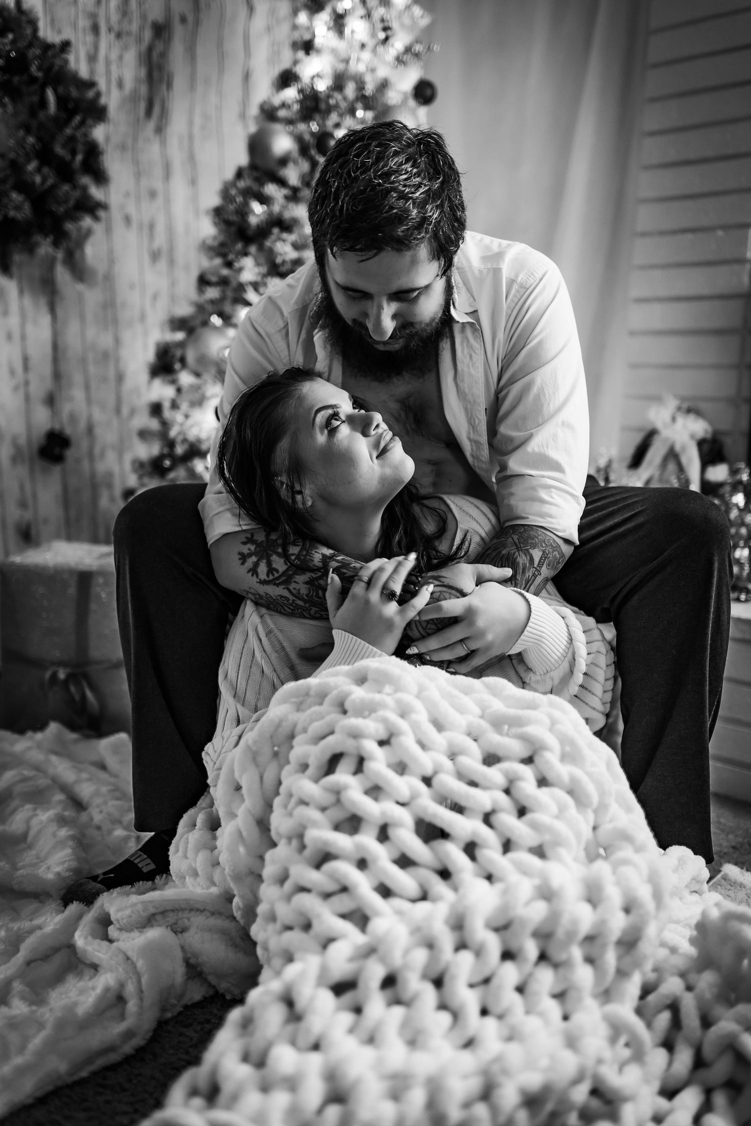 Couples boudoir photoshoot