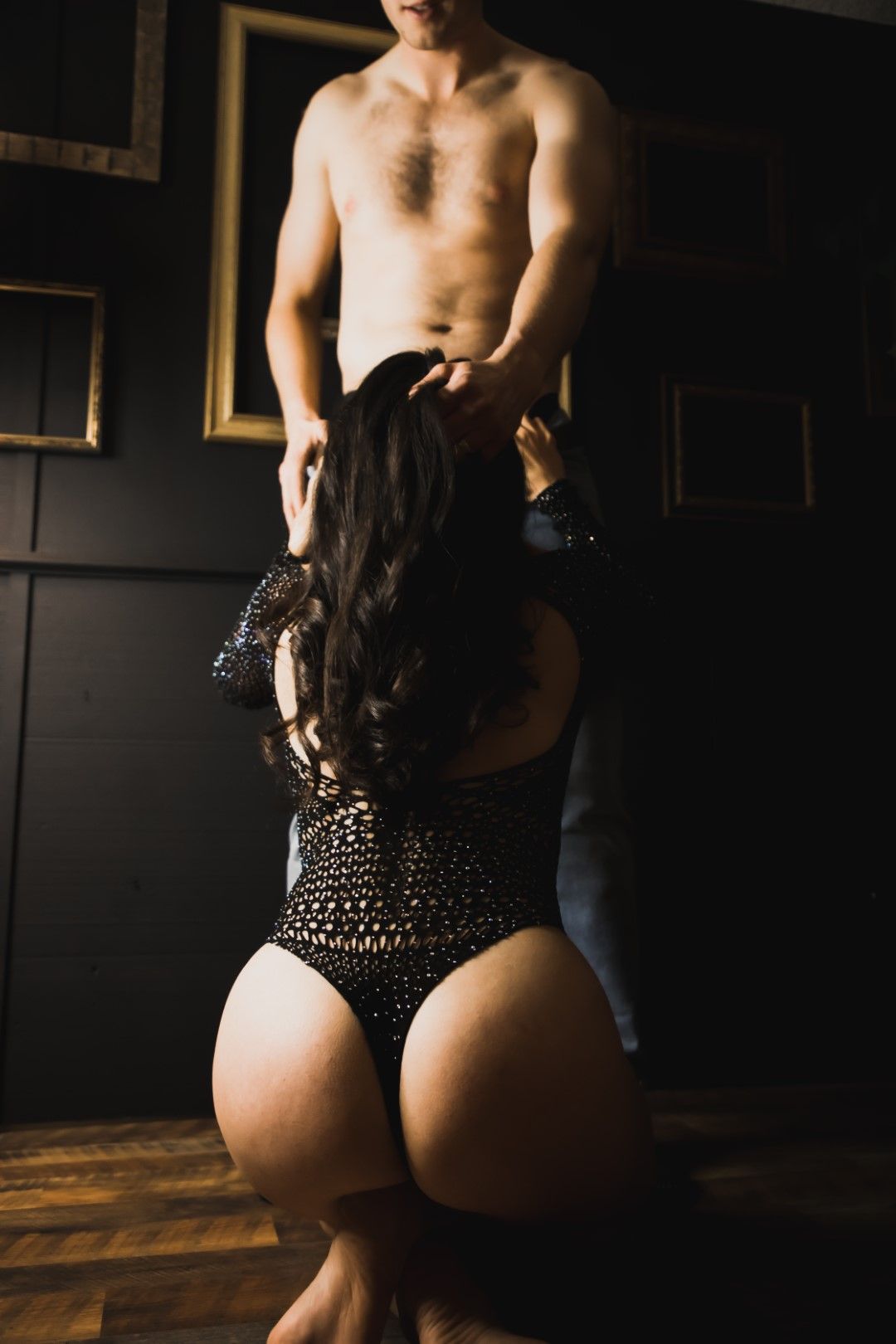 Seattle couples boudoir session