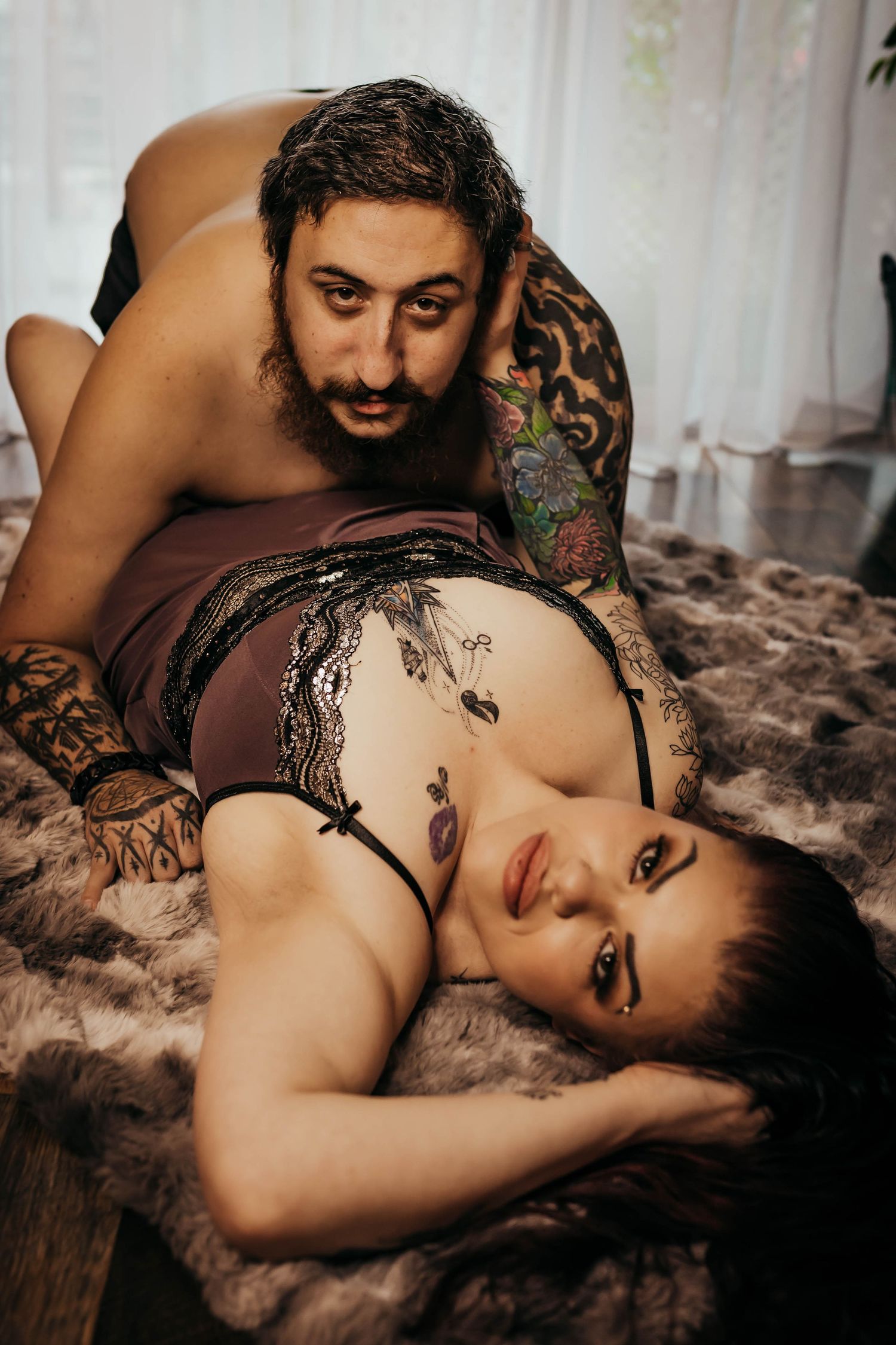 strawberry boudoir couples