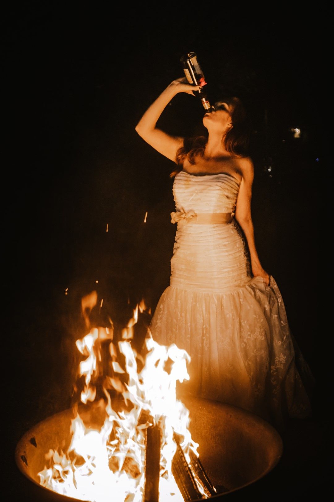 burn the dress boudoir photoshoot
