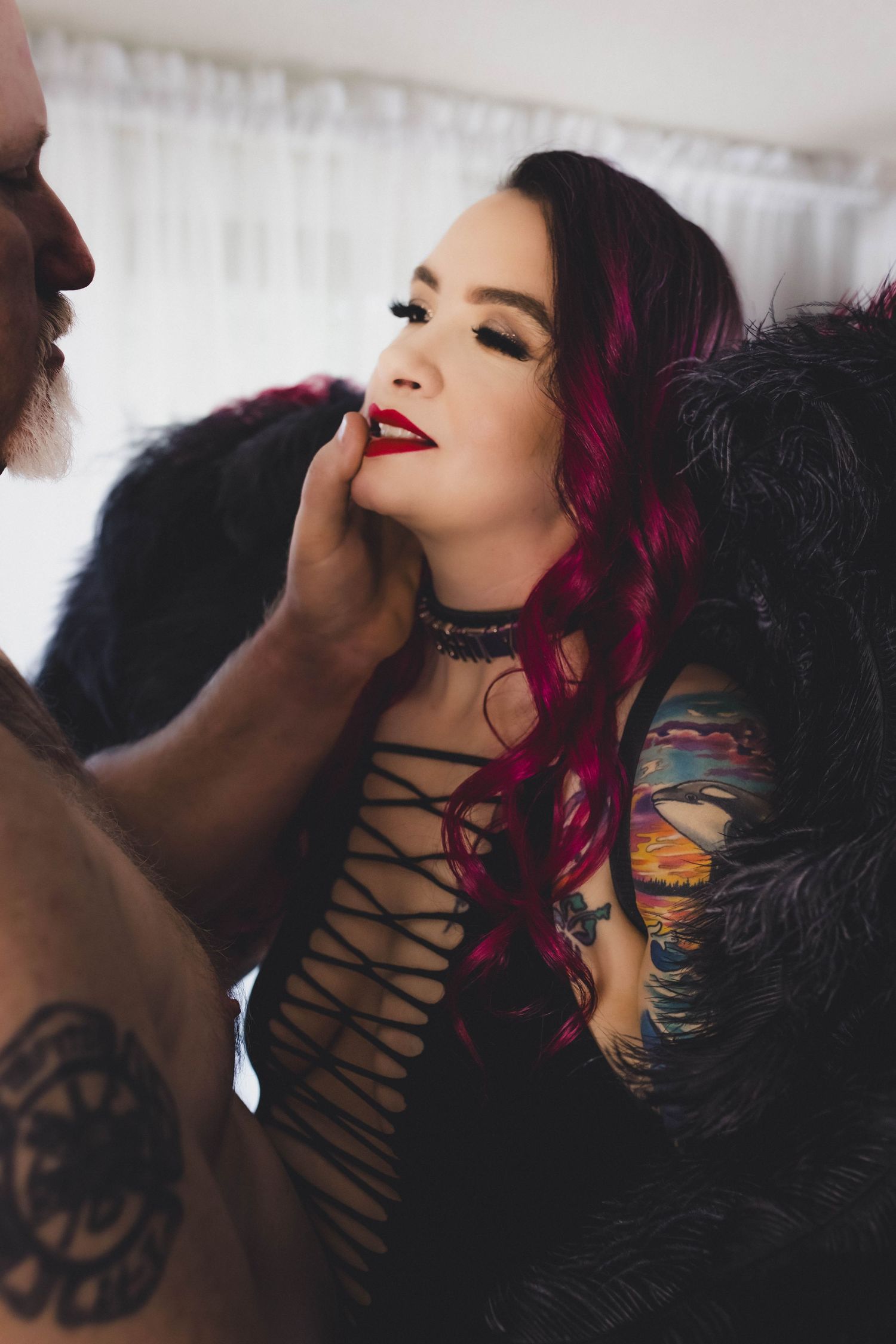 Couples boudoir photoshoot tacoma
